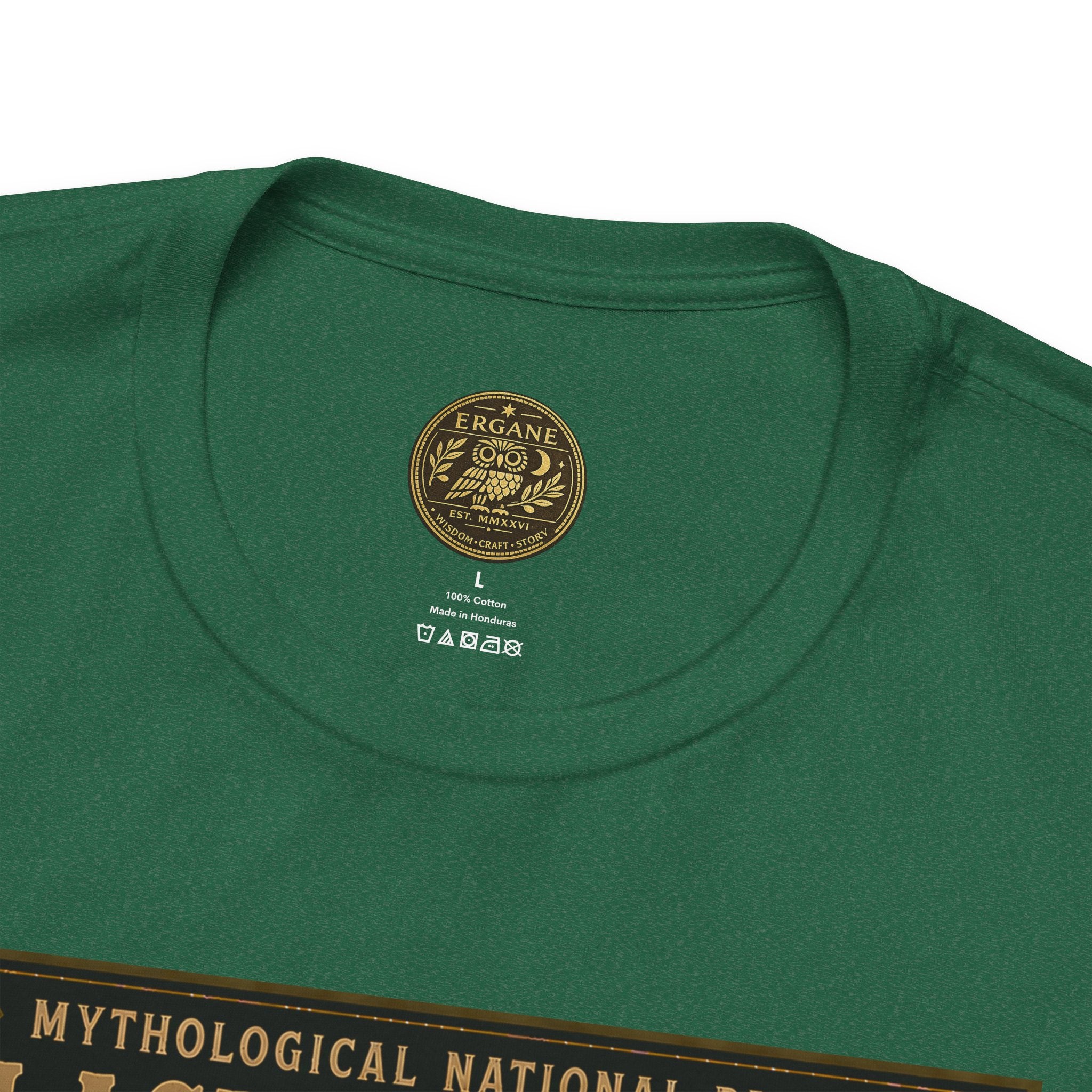 Mythological National Parks Collection III- #028-028 - Heros & Monsters | Vintage nature poster Tee | Mythological National Parks graphic shirt