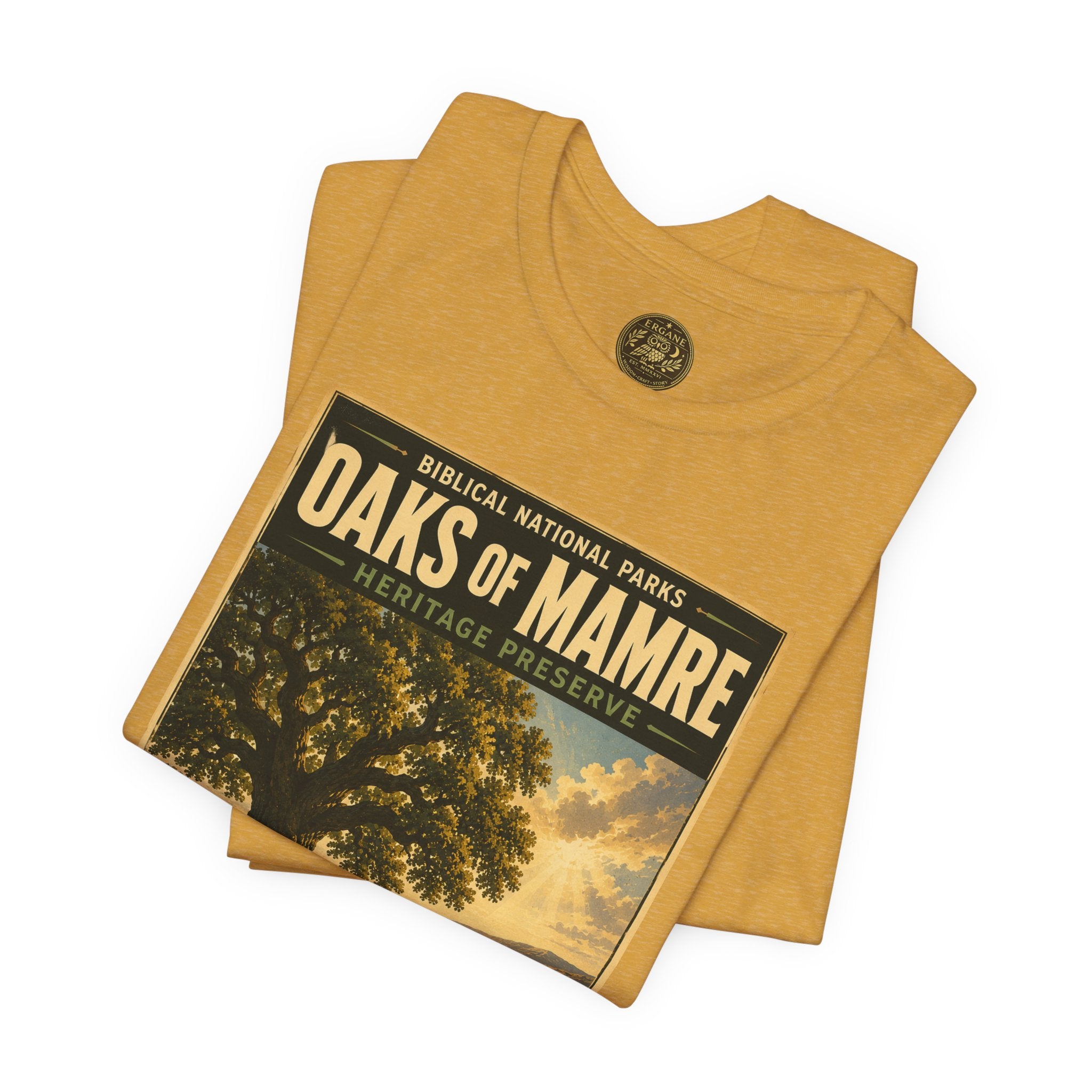 Biblical National Parks Collection I- In The Beginning #005/006 Genesis 13 & 18 | Vintage nature poster Tee | Biblical national parks graphic shirt