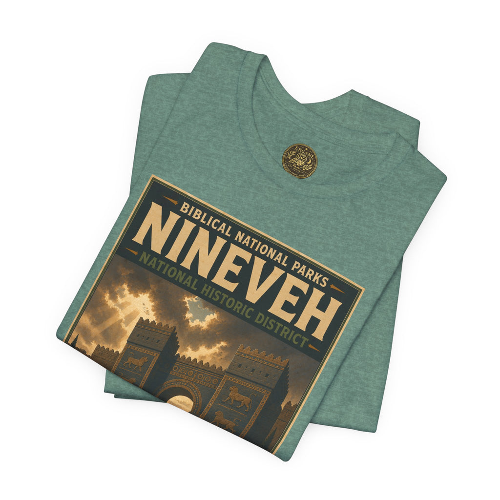 Biblical National Parks Collection V- Prophets & Wonders #029/030 Jonah 3 | Vintage nature poster Tee | Biblical national parks graphic shirt