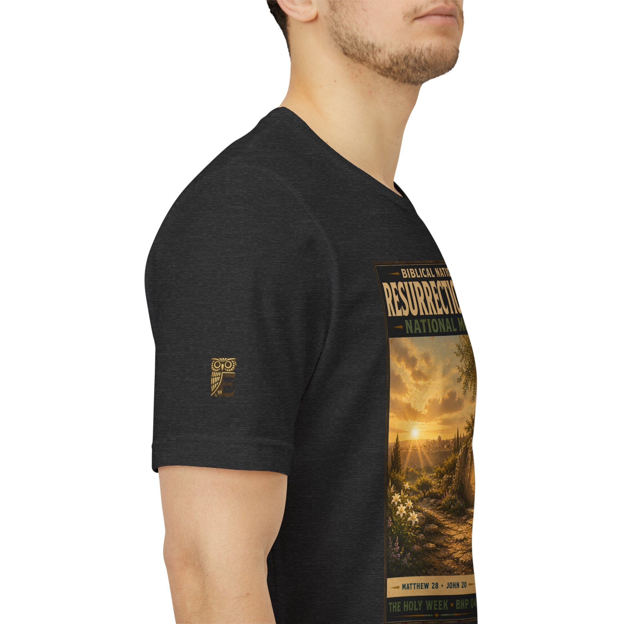 Biblical National Parks Collection VII- The Holy Week #041/041 | Matthew 28 - John 20 | Vintage nature poster Tee | Biblical national parks graphic shirt