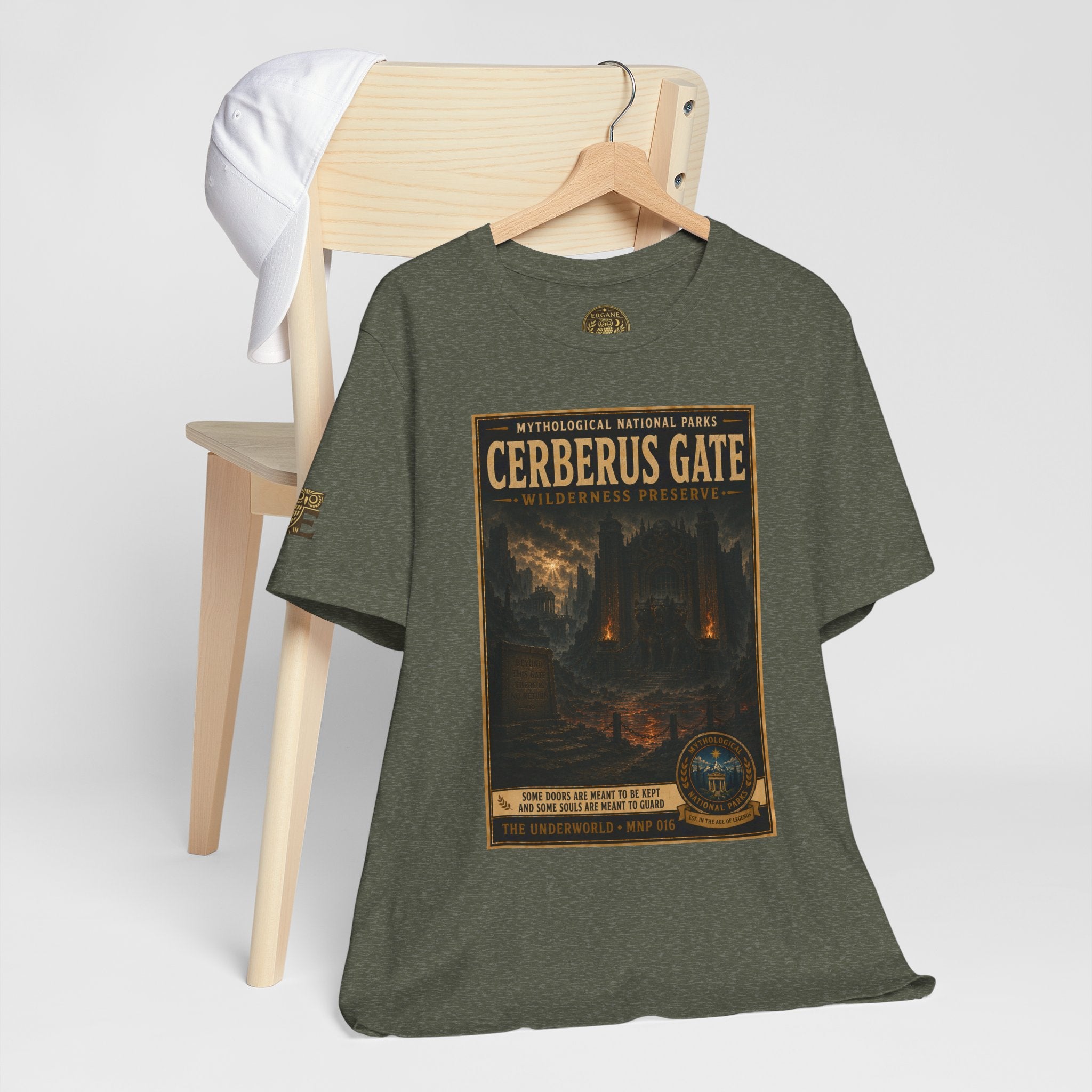 Mythological National Parks Collection II- #016-016 -The Underworld | Vintage nature poster Tee | Mythological National Parks graphic shirt