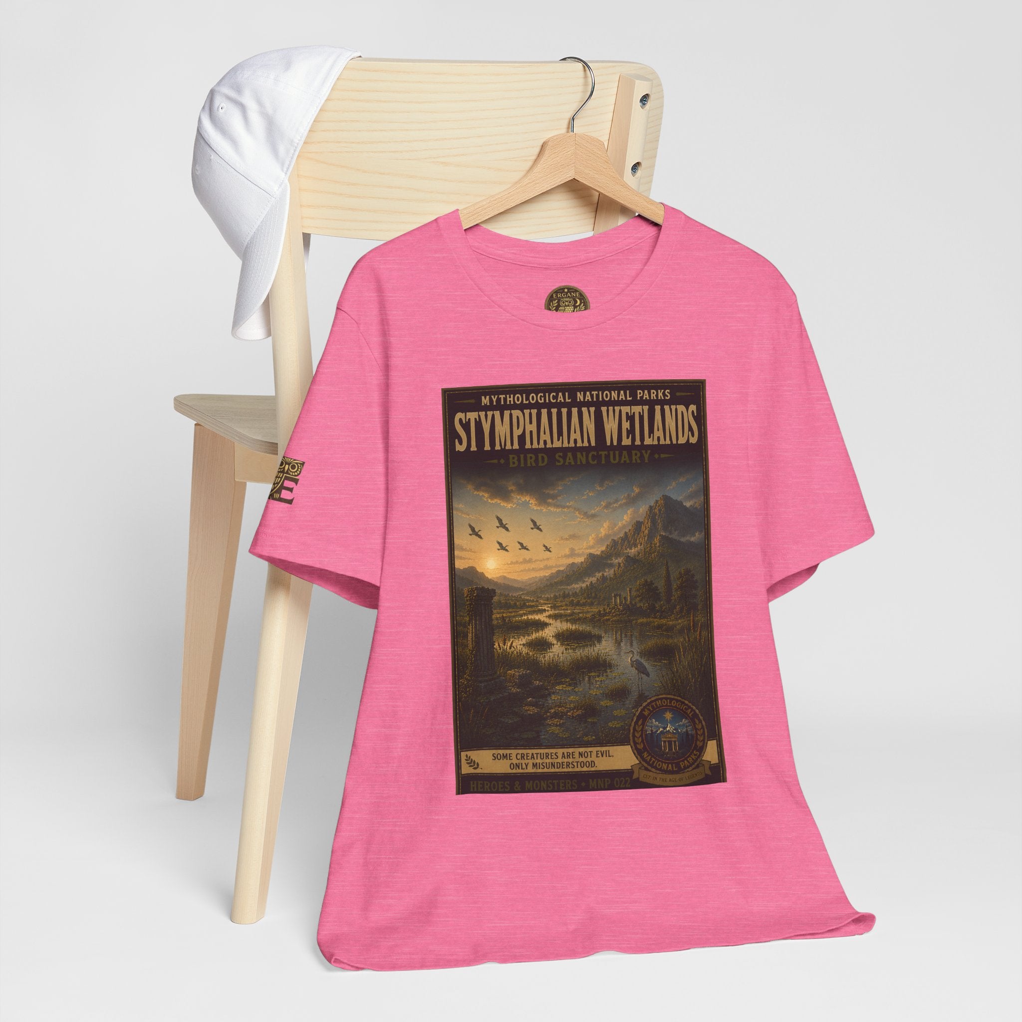 Mythological National Parks Collection III- #022-028 - Heros & Monsters | Vintage nature poster Tee | Mythological National Parks graphic shirt
