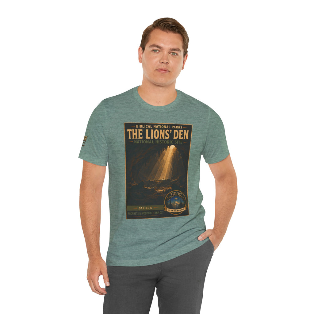 Biblical National Parks Collection V- Prophets & Wonders #027/030 Daniel 6 | Vintage nature poster Tee | Biblical national parks graphic shirt