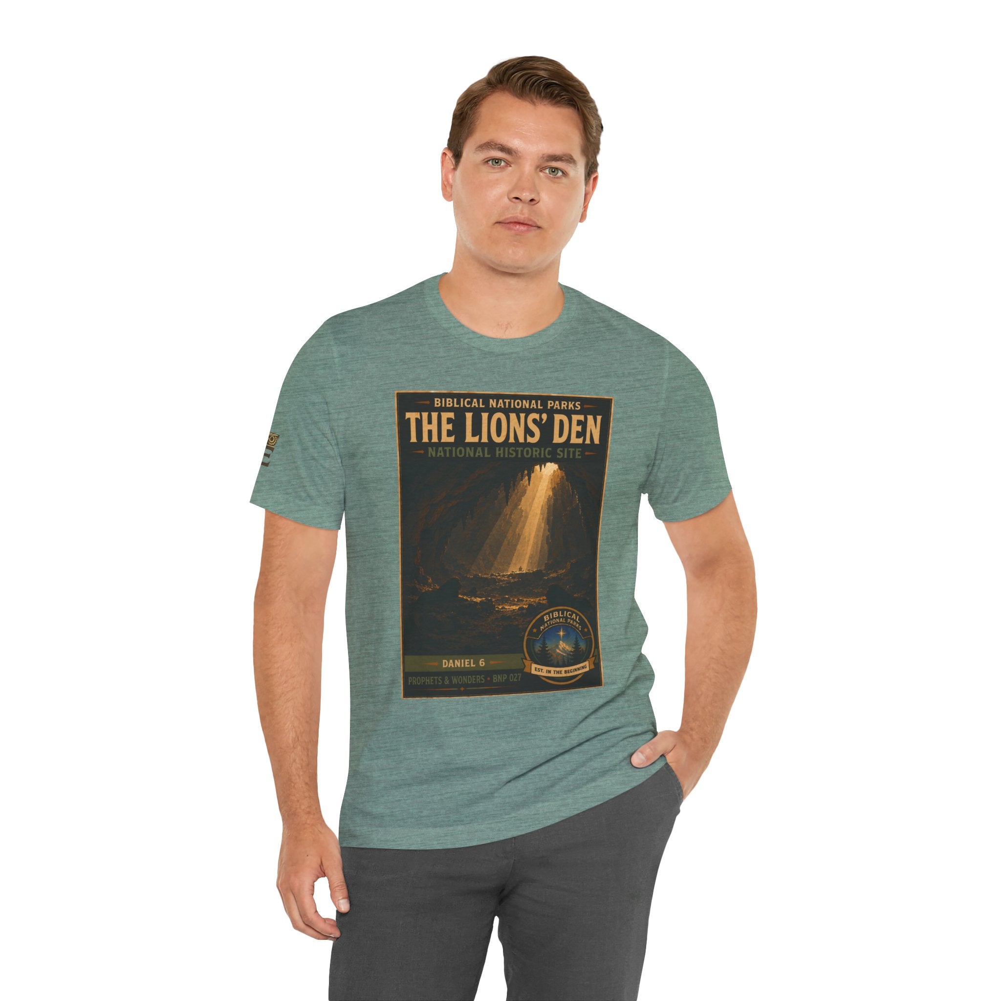 Biblical National Parks Collection V- Prophets & Wonders #027/030 Daniel 6 | Vintage nature poster Tee | Biblical national parks graphic shirt