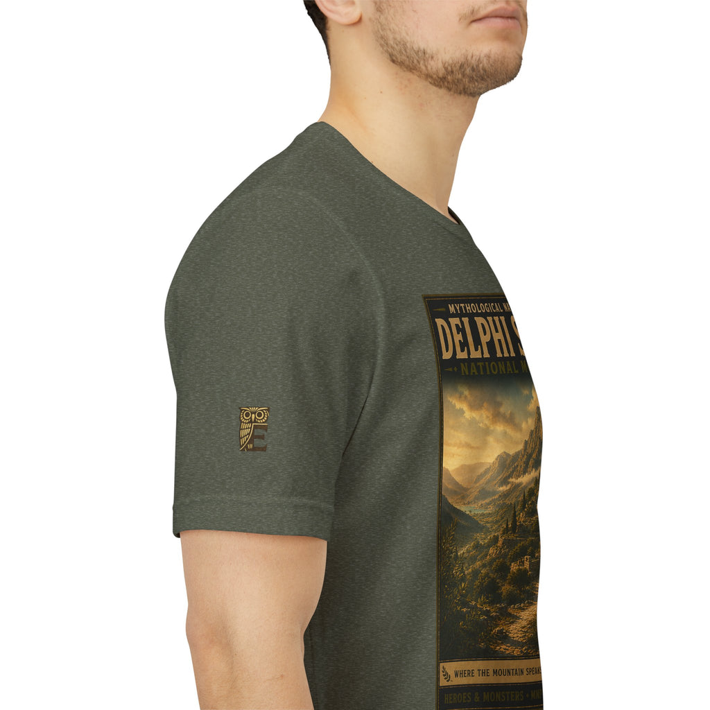 Mythological National Parks Collection III- #025-028 - Heros & Monsters | Vintage nature poster Tee | Mythological National Parks graphic shirt