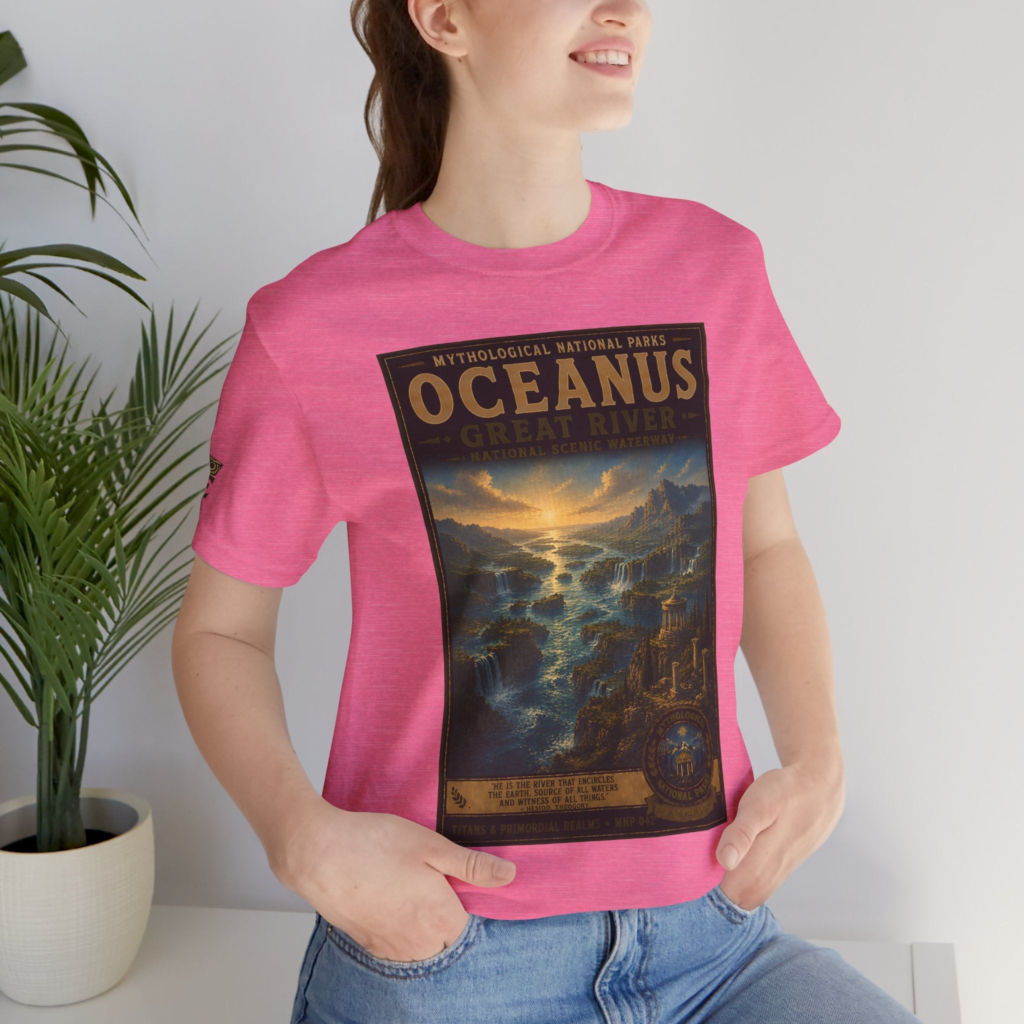Mythological National Parks COLLECTION V- #042-050 TITANS & PRIMORDIAL REALMS | Vintage nature poster Tee | Mythological National Parks graphic shirt