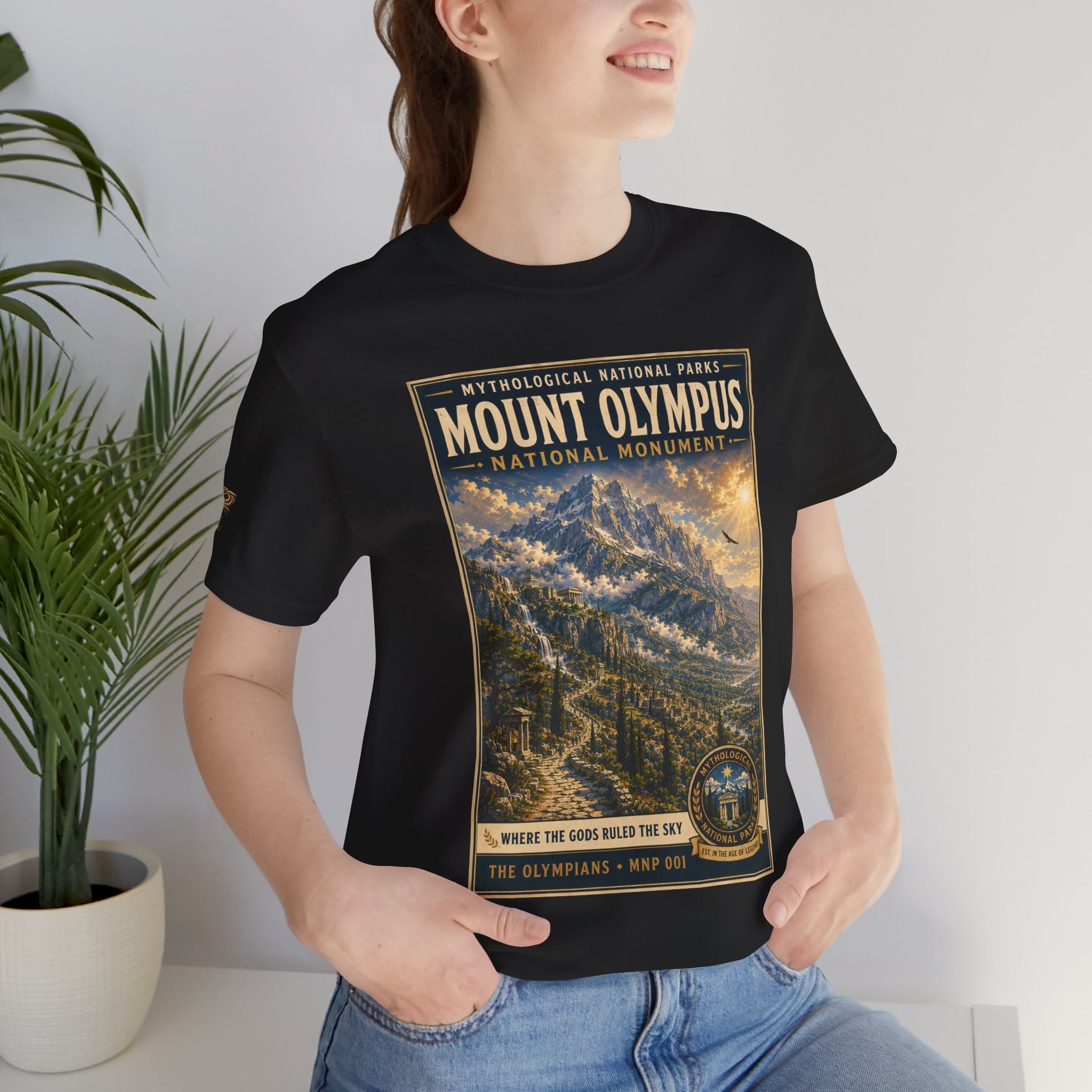 Mythological National Parks Collection I- #001-007- The Olympians  | Vintage nature poster Tee | Mythological National Parks graphic shirt