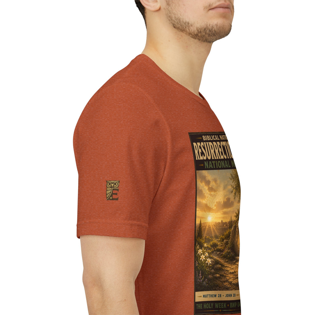 Biblical National Parks Collection VII- The Holy Week #041/041 | Matthew 28 - John 20 | Vintage nature poster Tee | Biblical national parks graphic shirt