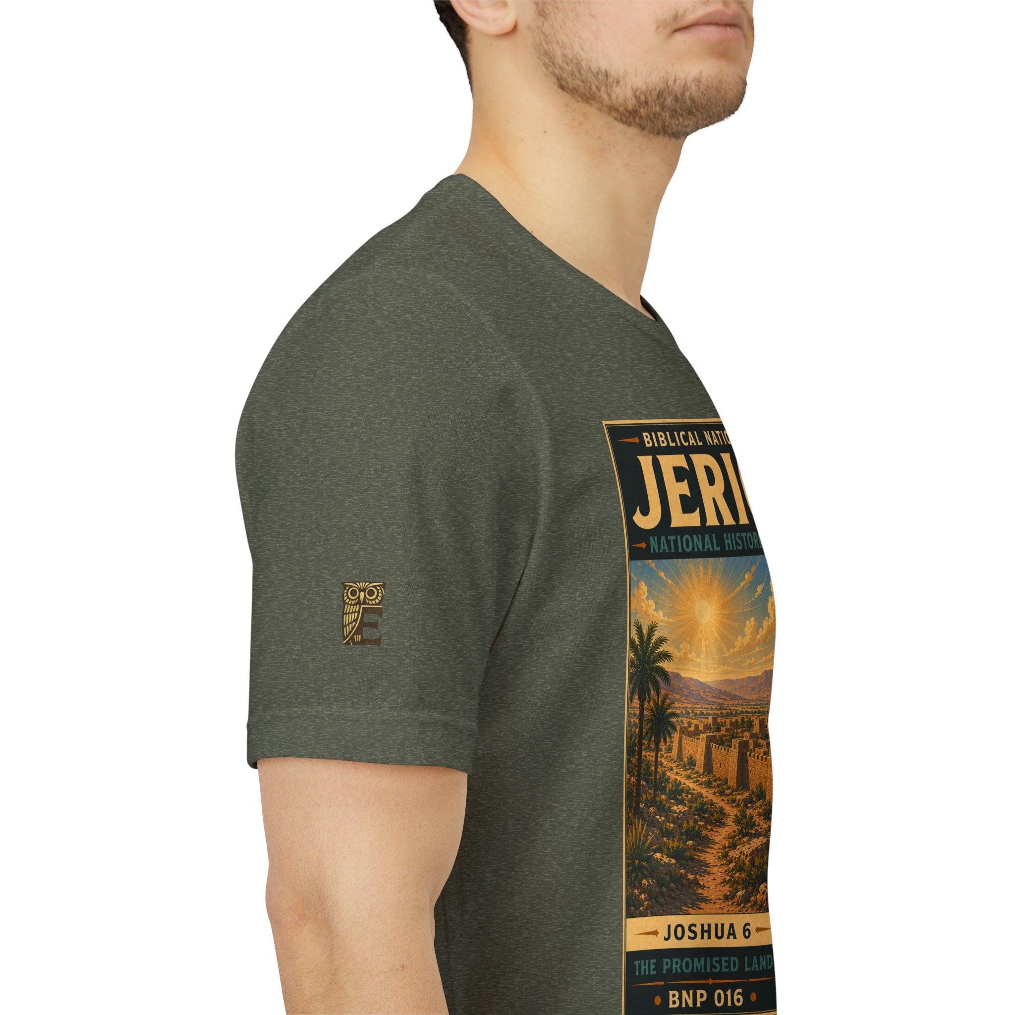 Biblical National Parks Collection III- The Promised Land #016/018 Joshua 6 | Vintage nature poster Tee | Biblical national parks graphic shirt