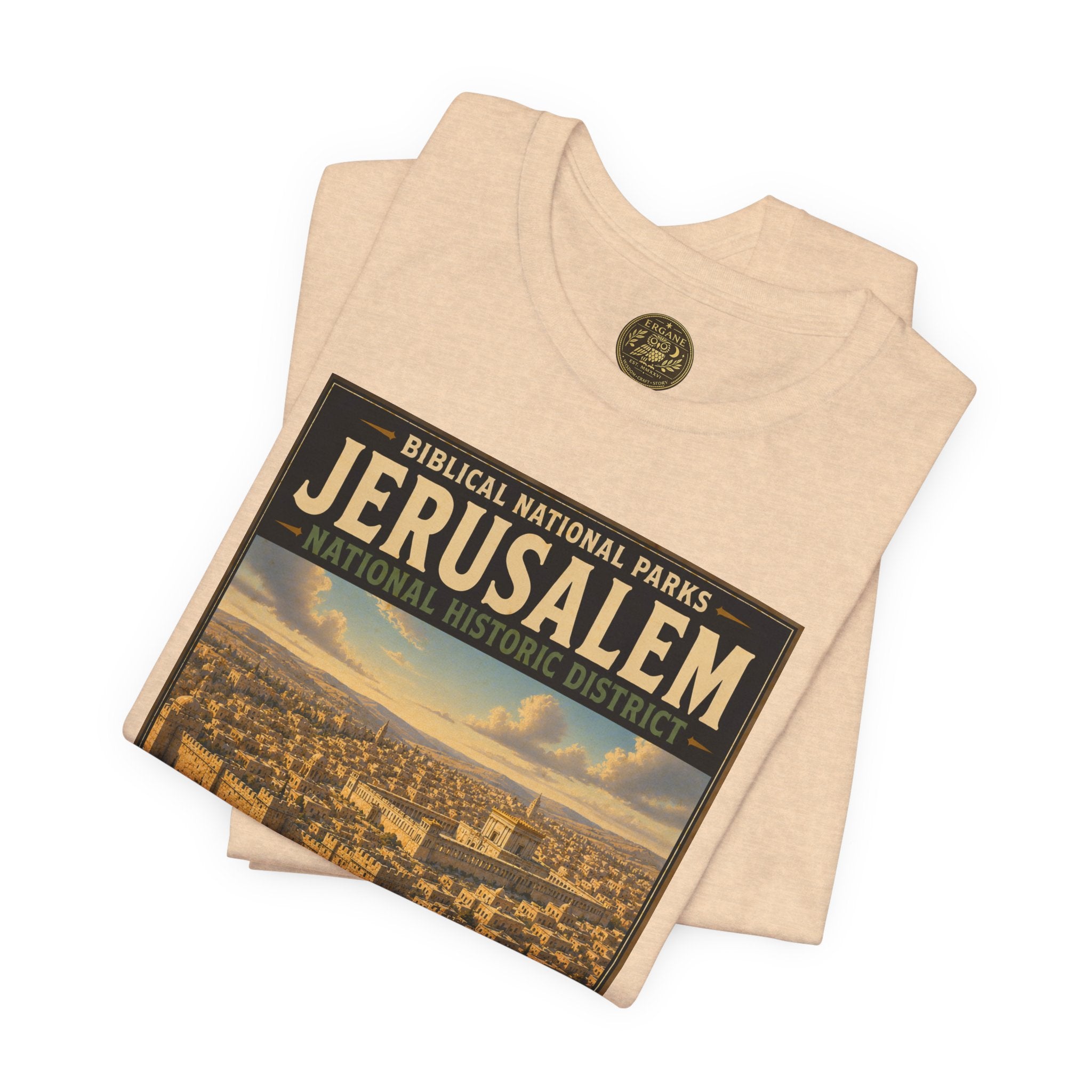 Biblical National Parks Collection VII- The Holy Week #037/041 | Matthew 21-23 | Vintage nature poster Tee | Biblical national parks graphic shirt