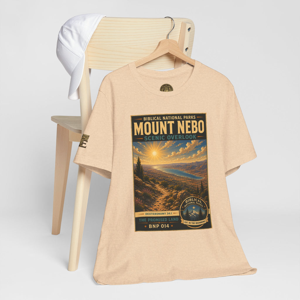 Biblical National Parks Collection III- The Promised Land #014/018 Deuteronomy 34:1 | Vintage nature poster Tee | Biblical national parks graphic shirt