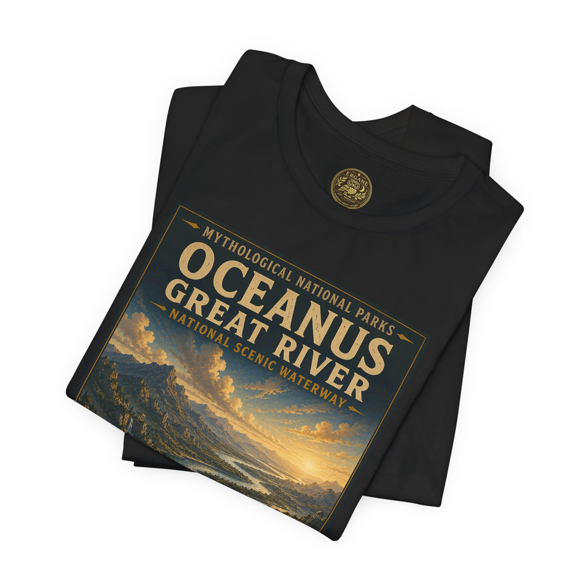 Mythological National Parks COLLECTION V- #042-050 TITANS & PRIMORDIAL REALMS | Vintage nature poster Tee | Mythological National Parks graphic shirt