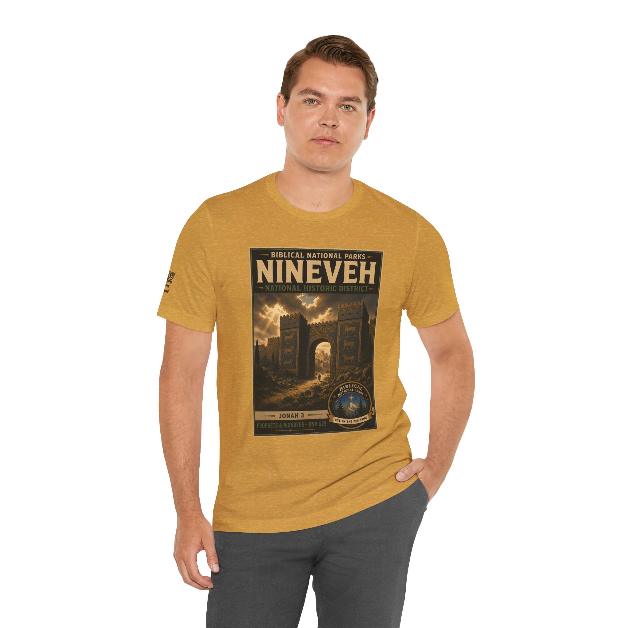 Biblical National Parks Collection V- Prophets & Wonders #029/030 Jonah 3 | Vintage nature poster Tee | Biblical national parks graphic shirt