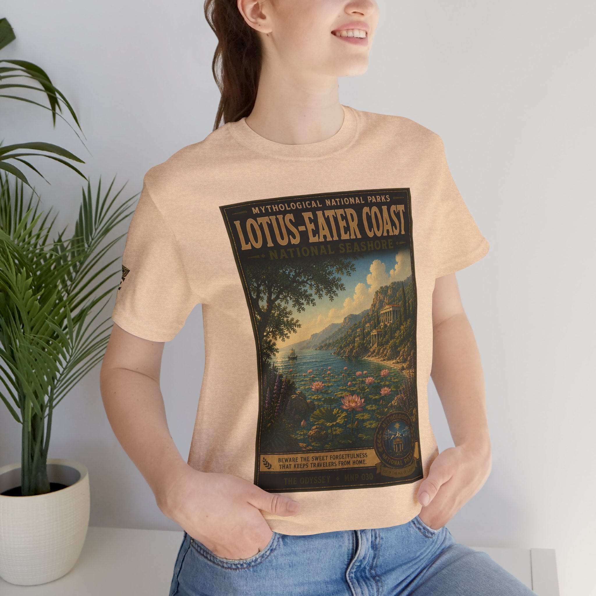 Mythological National Parks Collection IV- #030-038 - THE ODYSSEY | Vintage nature poster Tee | Mythological National Parks graphic shirt