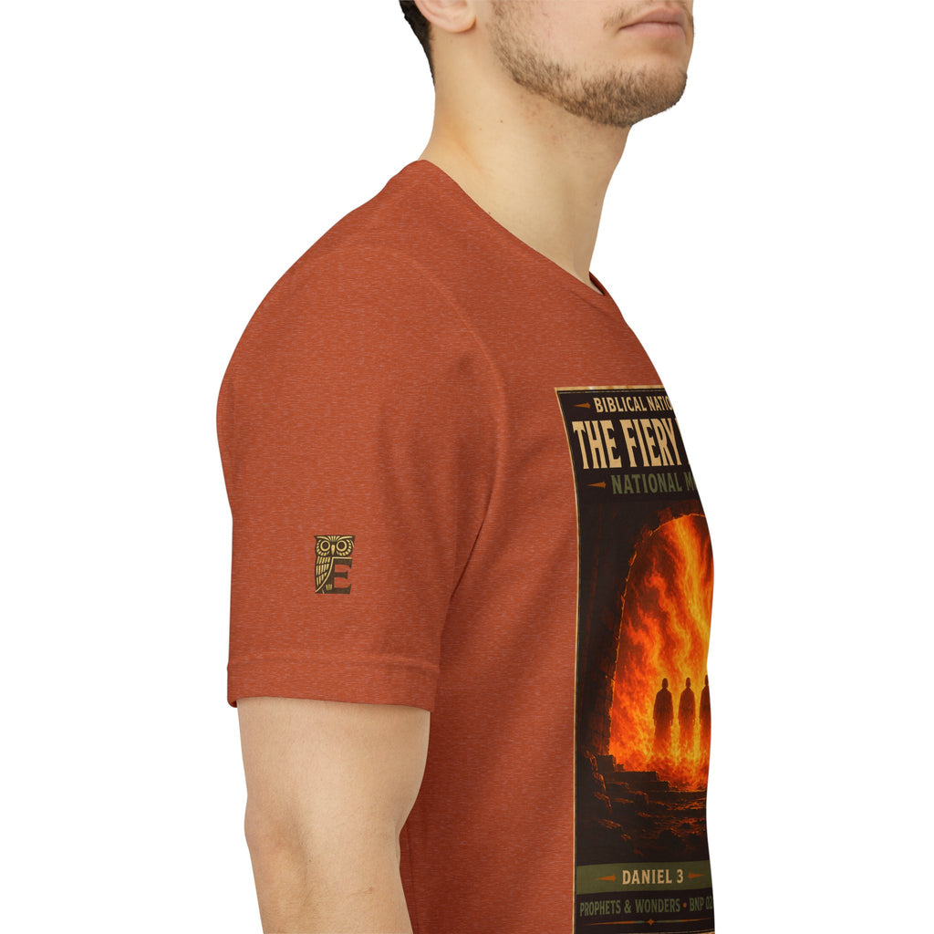 Biblical National Parks Collection V- Prophets & Wonders #028/030 Daniel 3 | Vintage nature poster Tee | Biblical national parks graphic shirt