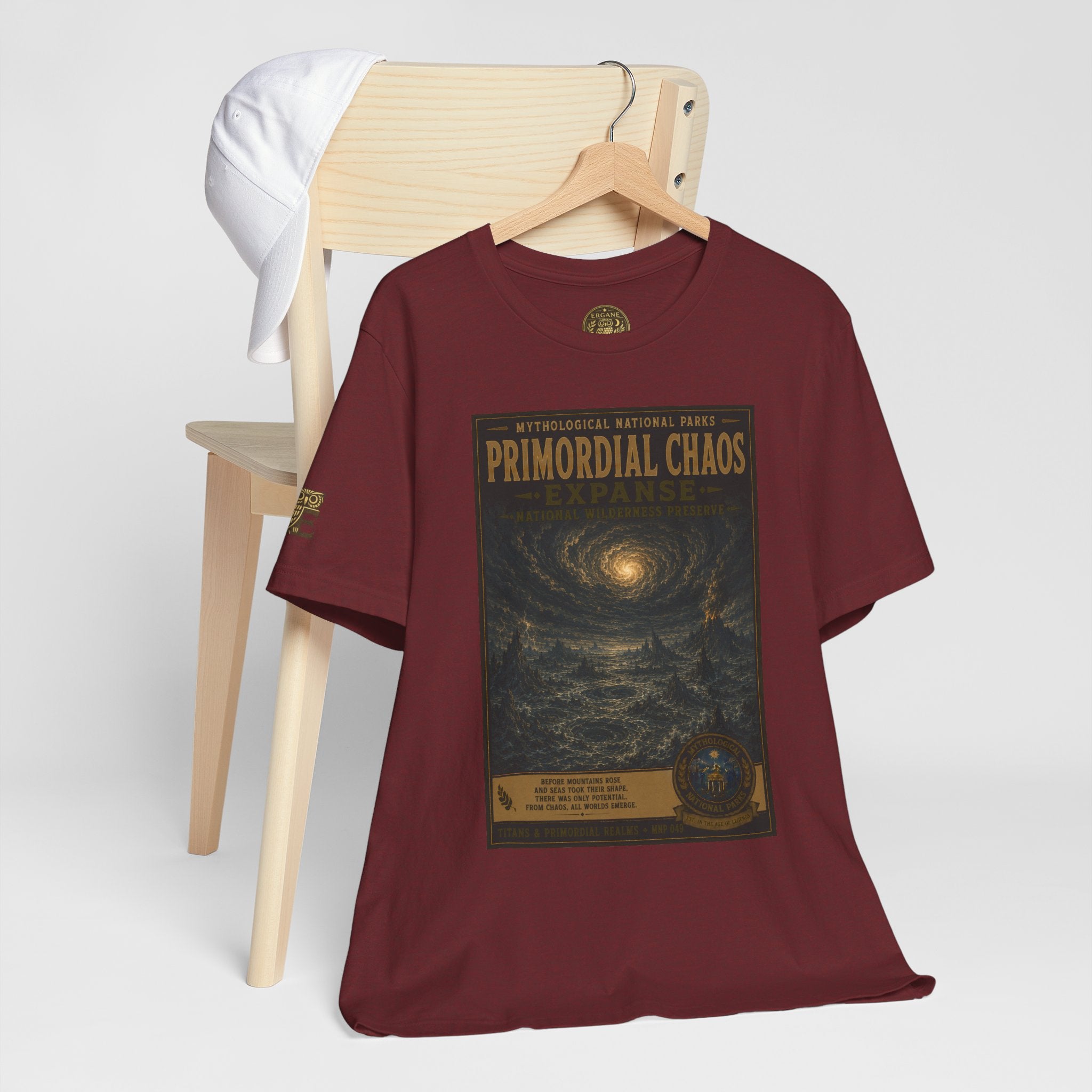 Mythological National Parks COLLECTION V- #049-050 TITANS & PRIMORDIAL REALMS | Vintage nature poster Tee | Mythological National Parks graphic shirt
