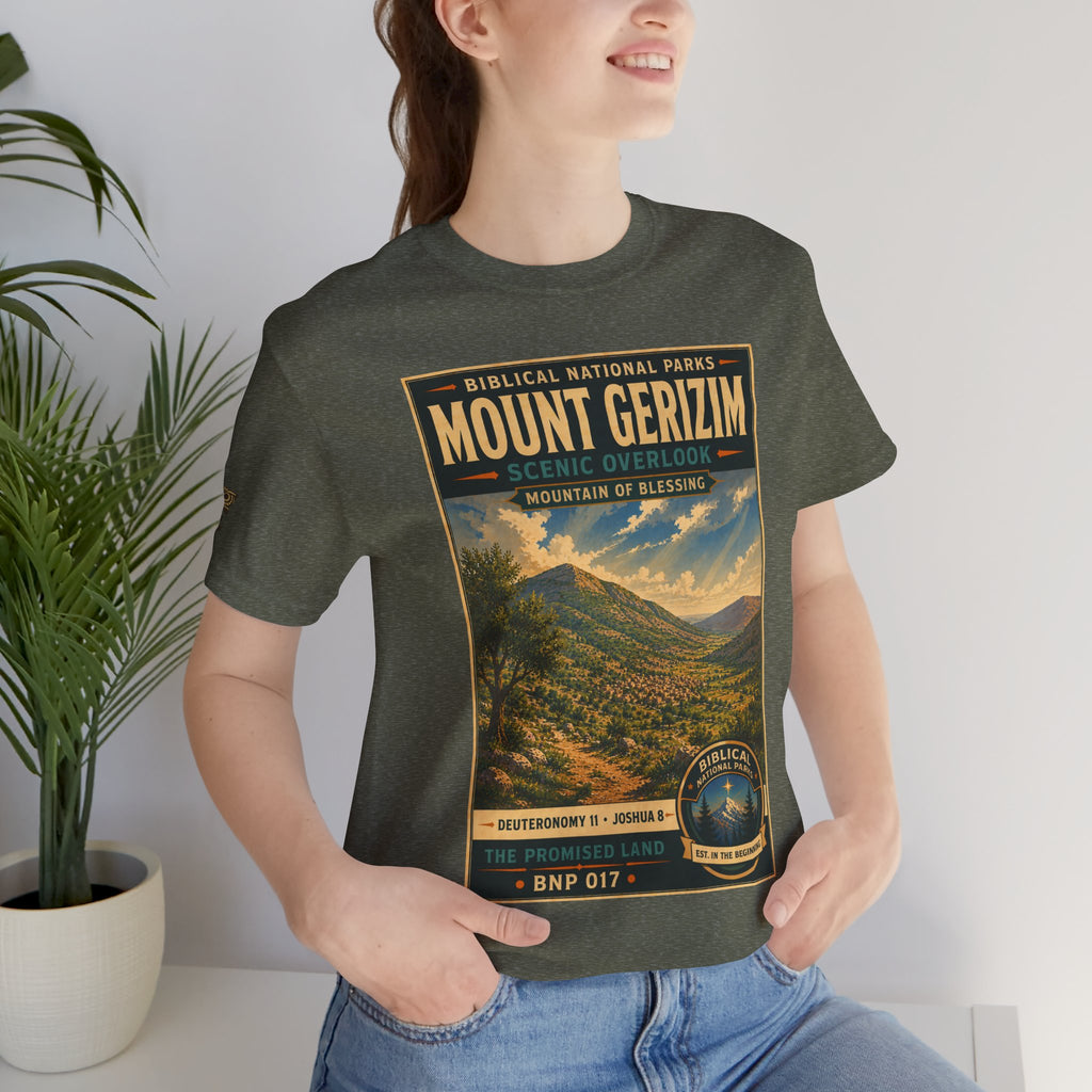 Biblical National Parks Collection III- The Promised Land #017/018 Joshua 8 | Vintage nature poster Tee | Biblical national parks graphic shirt