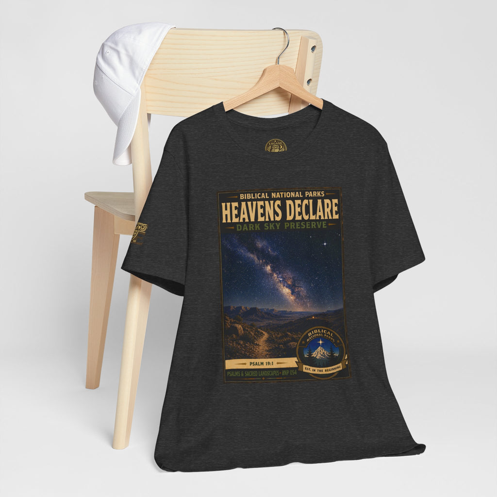 Biblical National Parks Collection IX- #054/054 -Psalms & Sacred Landscapes | Psalm 19:1 | Vintage nature poster Tee | Biblical national parks graphic shirt