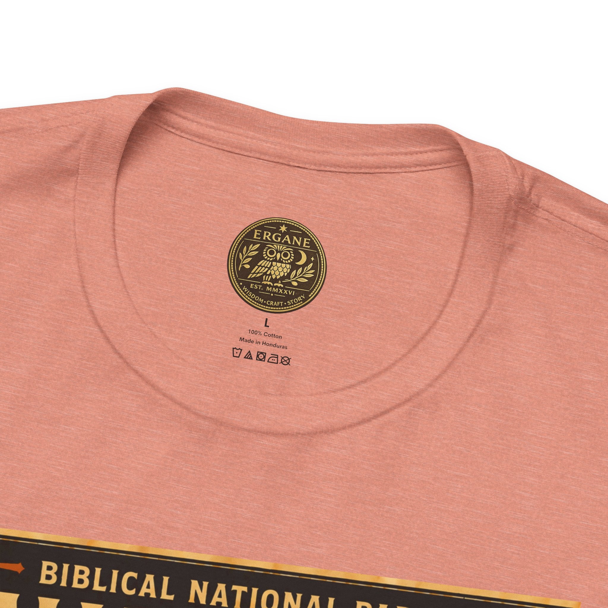 Biblical National Parks Collection IV- Heros & Battlefields #019/023 1 Samuel 17 | Vintage nature poster Tee | Biblical national parks graphic shirt