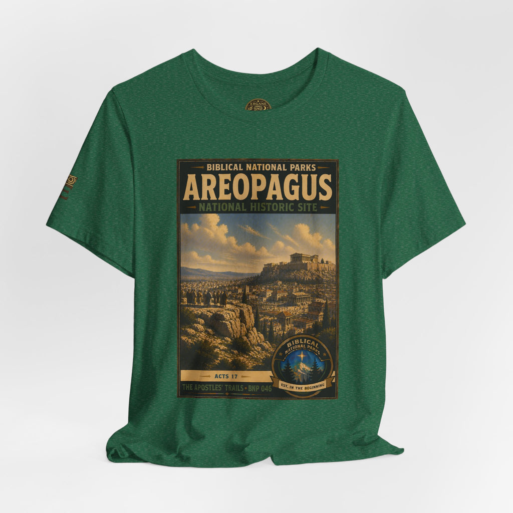 Biblical National Parks Collection VIII- The Apostles' Trails #046/049 | Acts 17 | Vintage nature poster Tee | Biblical national parks graphic shirt