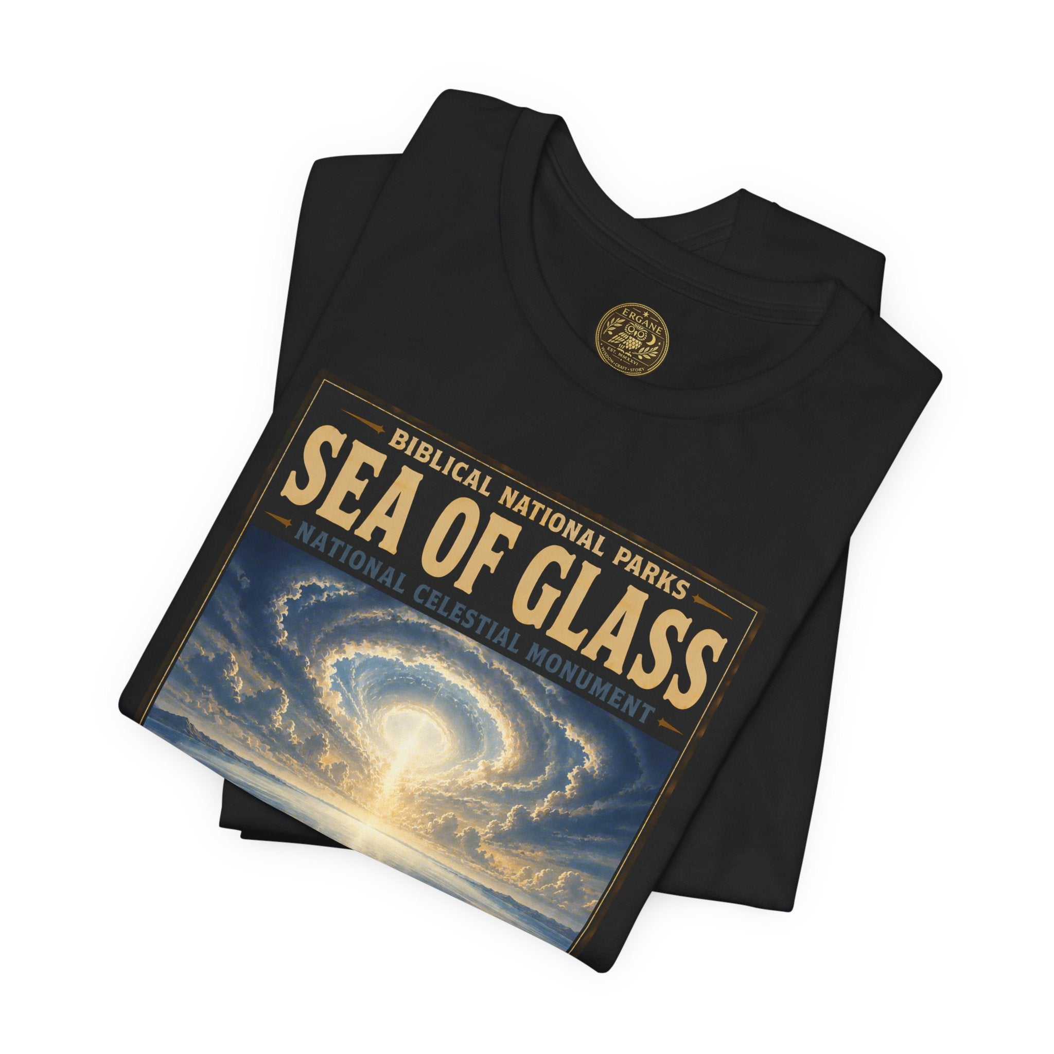 Biblical National Parks Collection X- #057/061 - Revelation: The Final Frontier | Revelation 4 | Vintage nature poster Tee | Biblical national parks graphic shirt