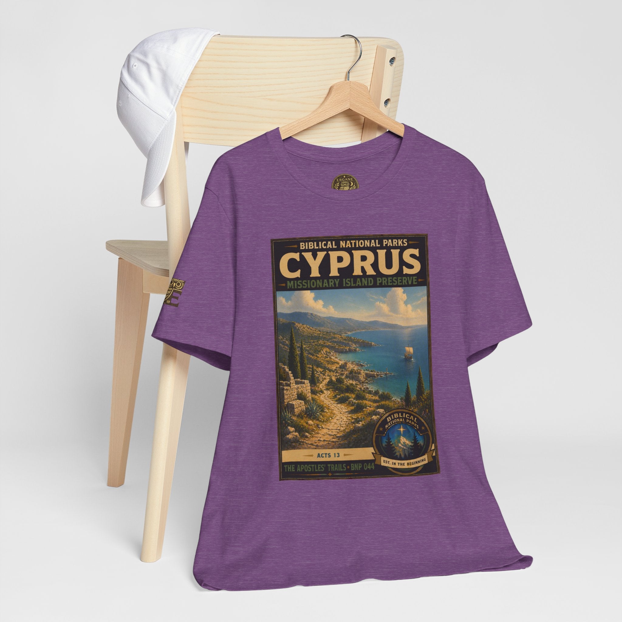 Biblical National Parks Collection VIII- The Apostles' Trails #044/049 | Acts 13 | Vintage nature poster Tee | Biblical national parks graphic shirt