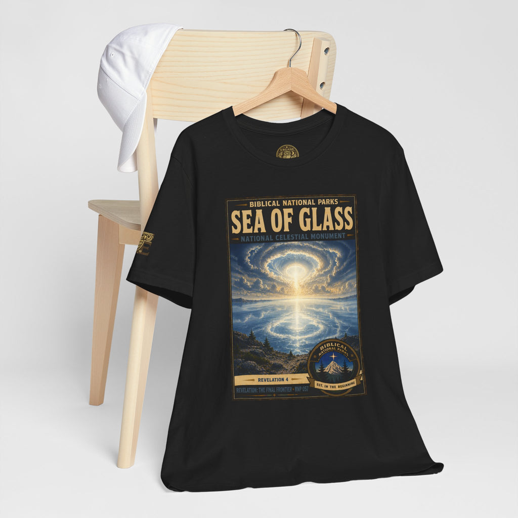 Biblical National Parks Collection X- #057/061 - Revelation: The Final Frontier | Revelation 4 | Vintage nature poster Tee | Biblical national parks graphic shirt