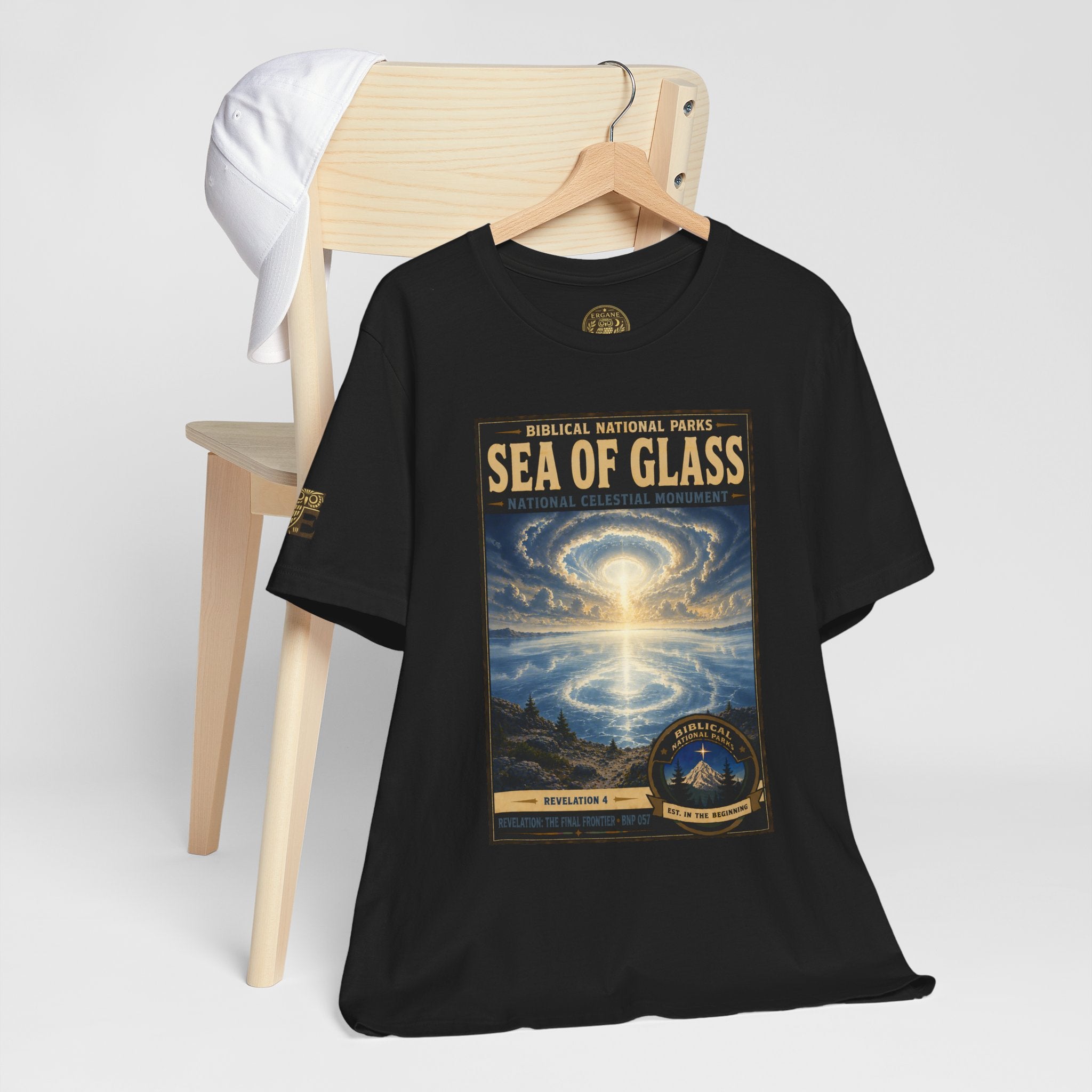 Biblical National Parks Collection X- #057/061 - Revelation: The Final Frontier | Revelation 4 | Vintage nature poster Tee | Biblical national parks graphic shirt