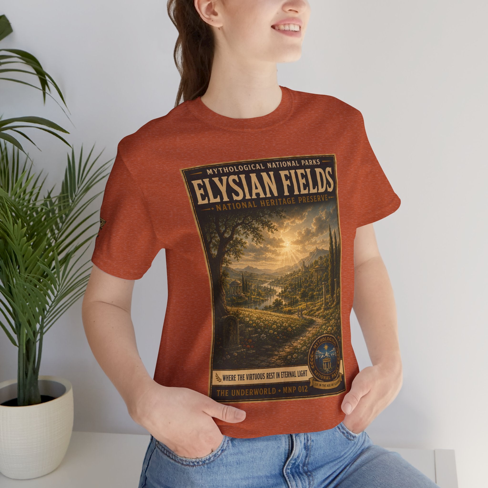 Mythological National Parks Collection II- #012-016 -The Underworld | Vintage nature poster Tee | Mythological National Parks graphic shirt