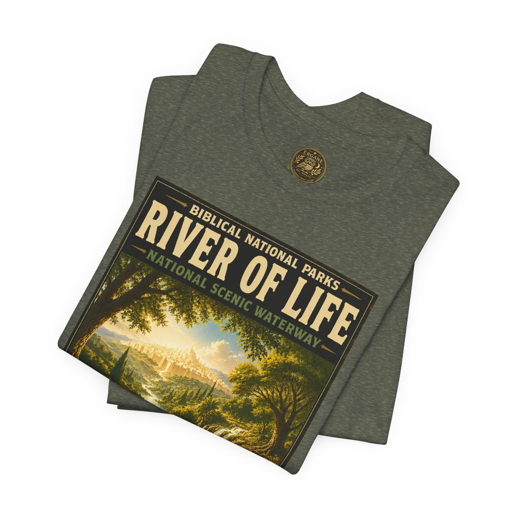 Biblical National Parks Collection X- #061/061 - Revelation: The Final Frontier | Revelation 22 | Vintage nature poster Tee | Biblical national parks graphic shirt 2