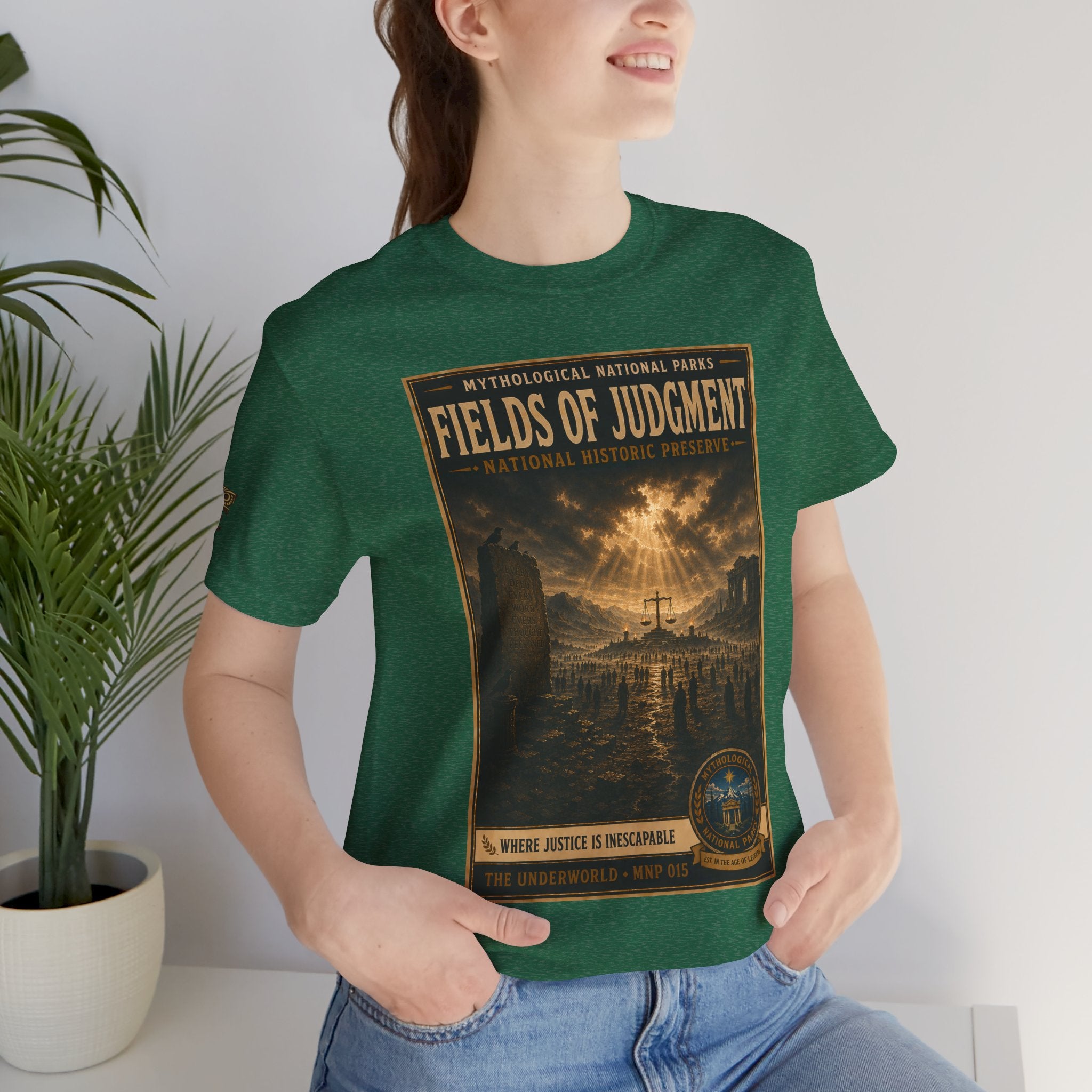 Mythological National Parks Collection II- #015-016 -The Underworld | Vintage nature poster Tee | Mythological National Parks graphic shirt