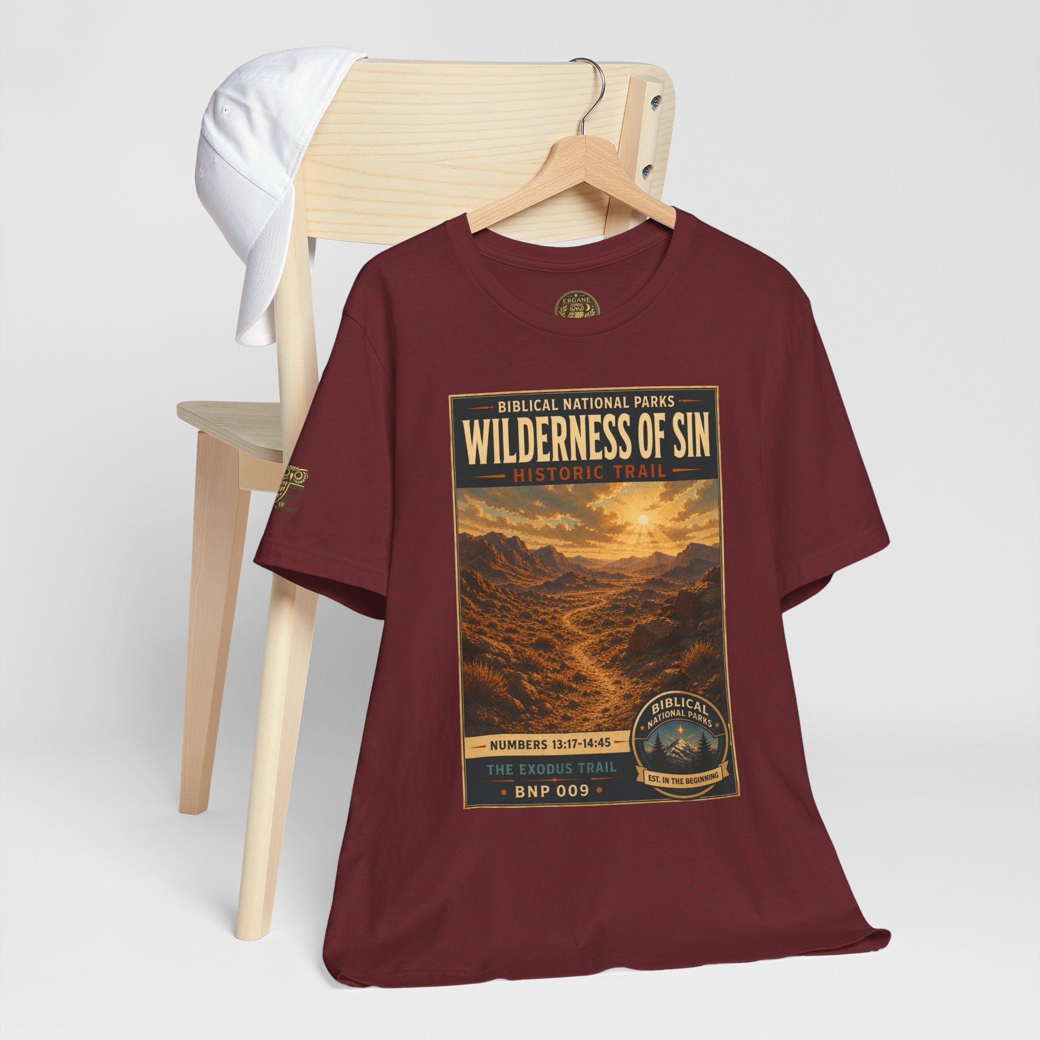 Biblical National Parks Collection II- The Exodus Trail #009/013 Exodus 13: 17 - 14:45 | Vintage nature poster Tee | Biblical national parks graphic shirt