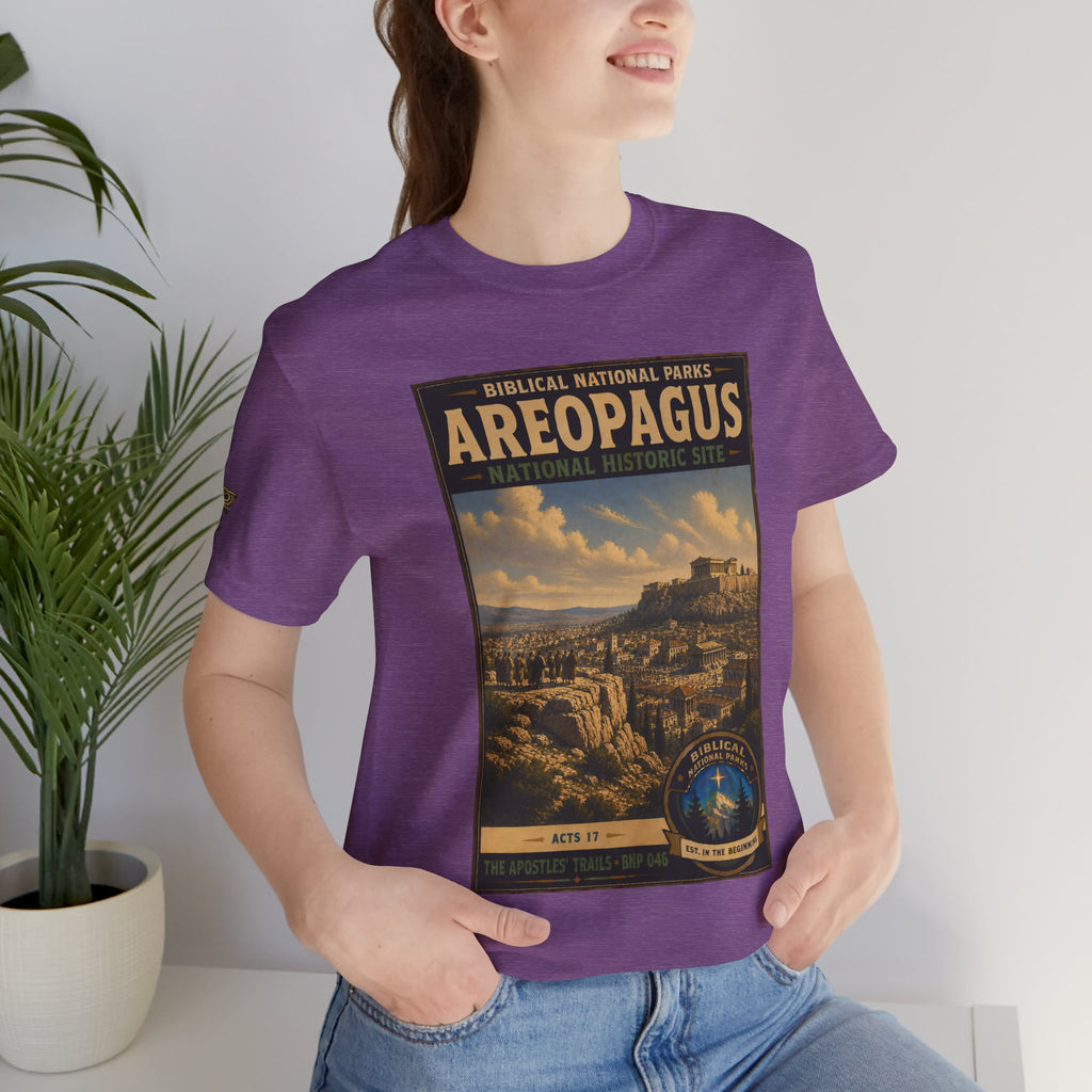 Biblical National Parks Collection VIII- The Apostles' Trails #046/049 | Acts 17 | Vintage nature poster Tee | Biblical national parks graphic shirt