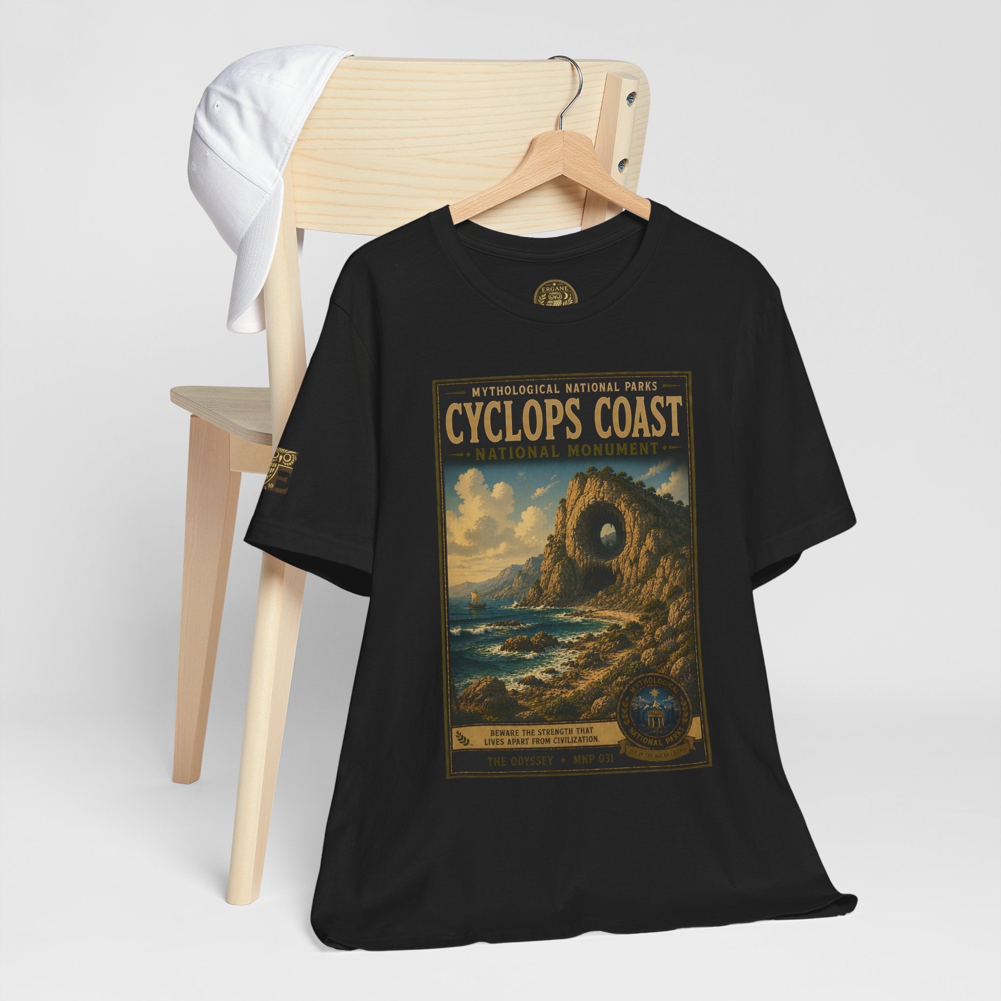 Mythological National Parks Collection IV- #031-038 - THE ODYSSEY | Vintage nature poster Tee | Mythological National Parks graphic shirt