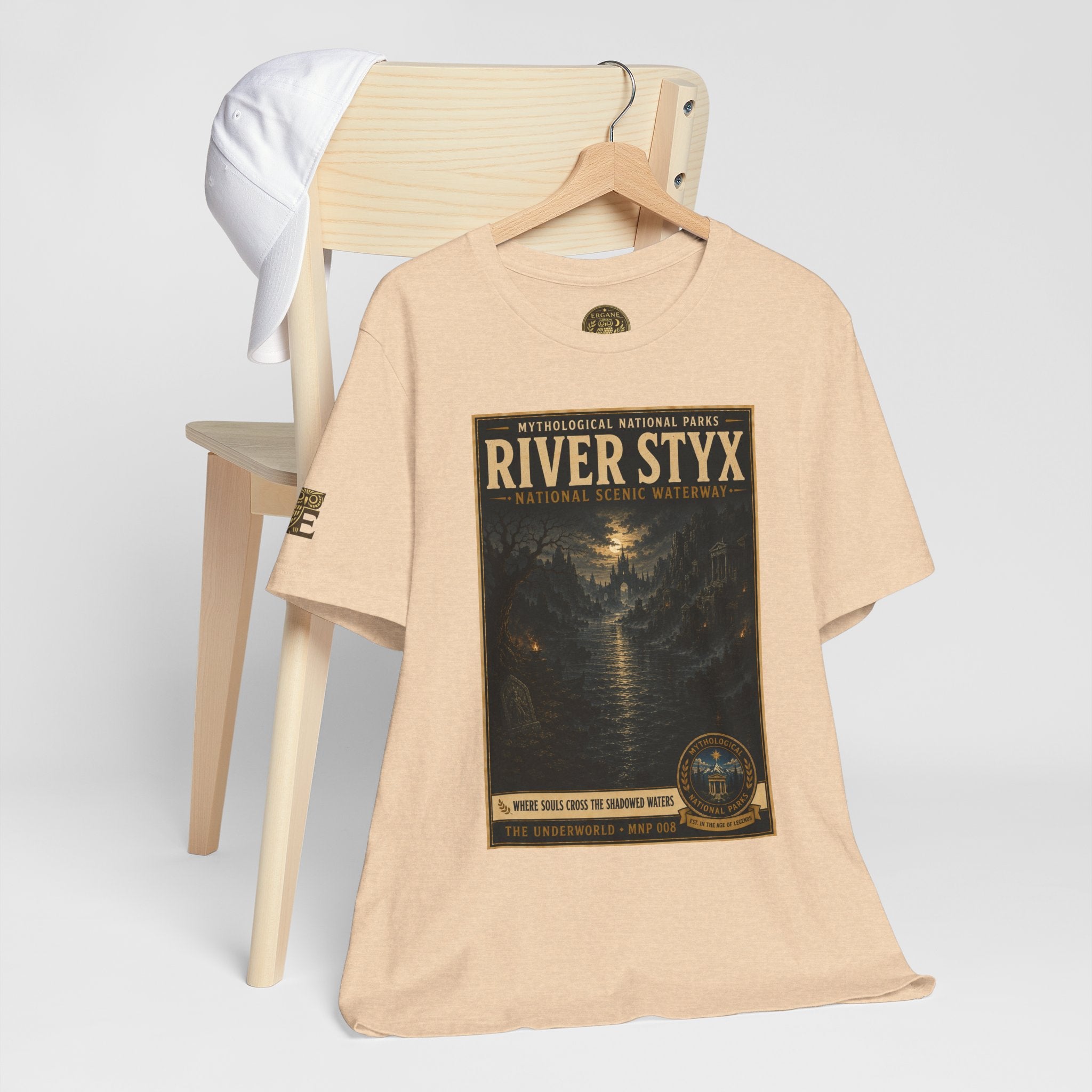 Mythological National Parks Collection II- #008-016 -The Underworld | Vintage nature poster Tee | Mythological National Parks graphic shirt