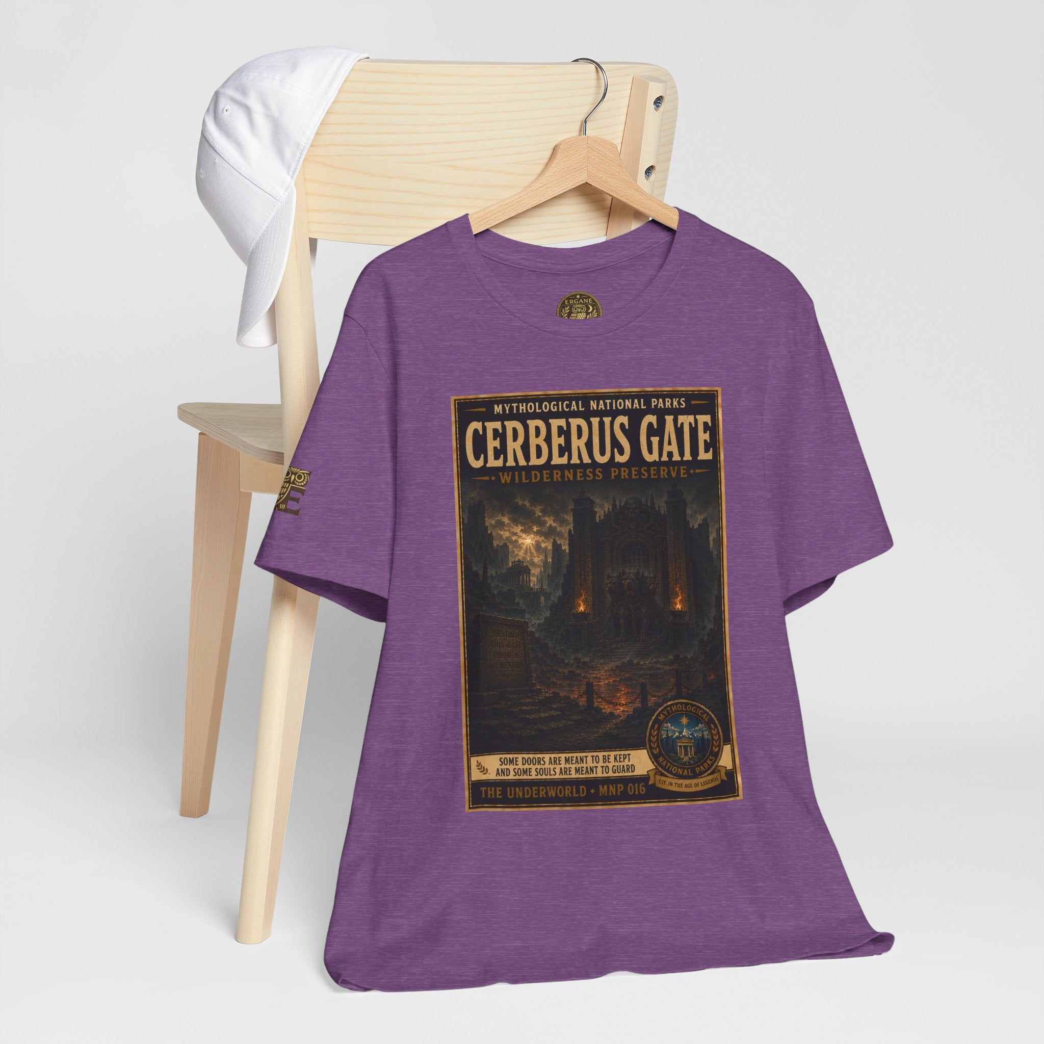 Mythological National Parks Collection II- #016-016 -The Underworld | Vintage nature poster Tee | Mythological National Parks graphic shirt