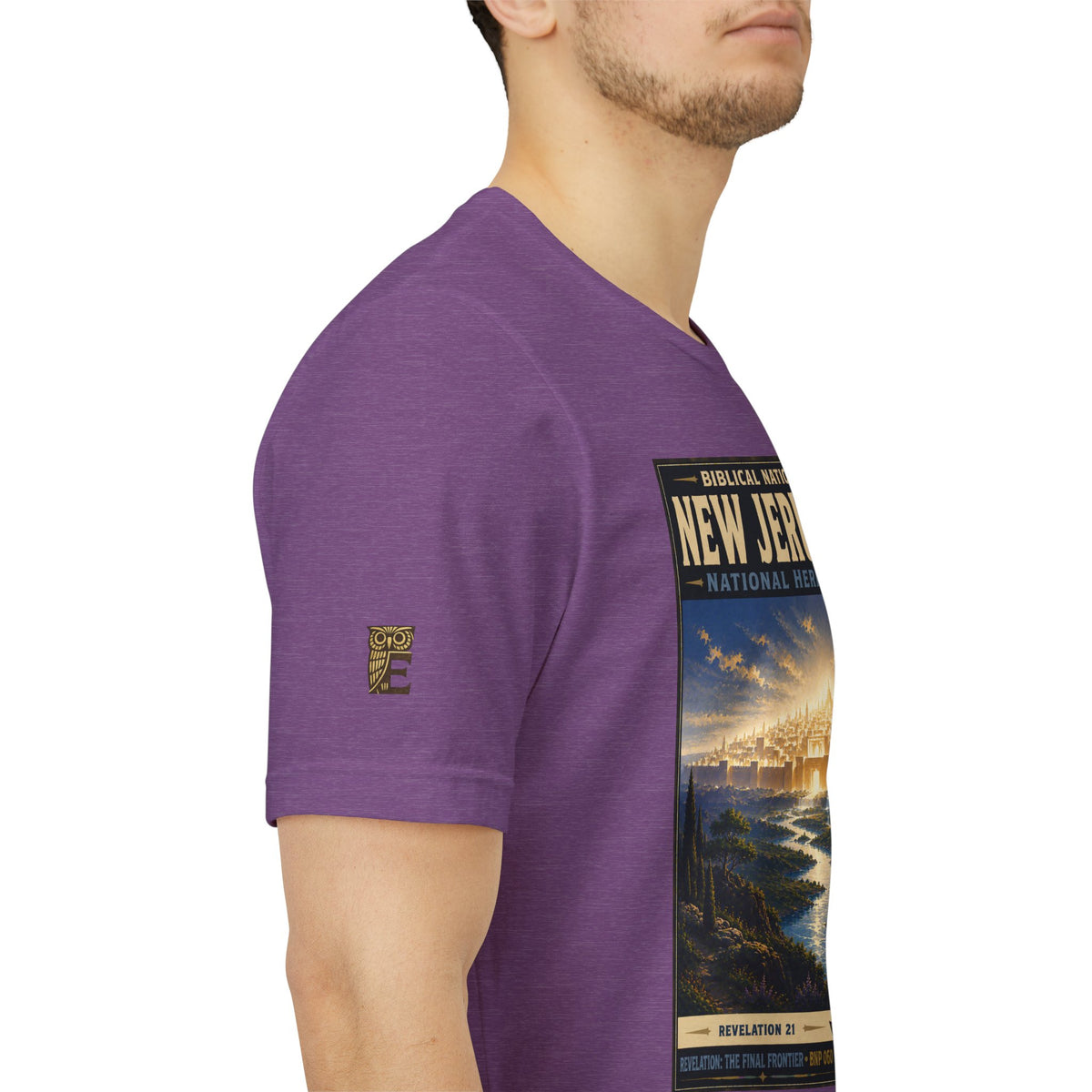 Biblical National Parks Collection X- #060/061 - Revelation: The Final Frontier | Revelation 21 | Vintage nature poster Tee | Biblical national parks graphic shirt 2