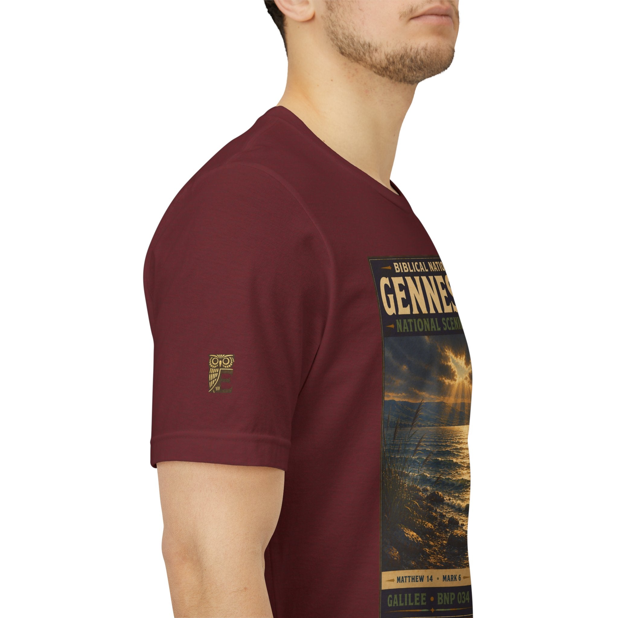 Biblical National Parks Collection VI- Galilee #034/035 Matthew 14 - Mark 6 | Vintage nature poster Tee | Biblical national parks graphic shirt