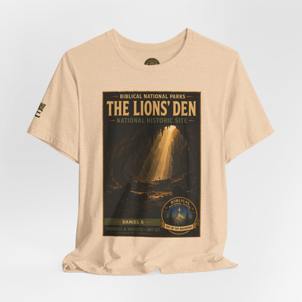 Biblical National Parks Collection V- Prophets & Wonders #027/030 Daniel 6 | Vintage nature poster Tee | Biblical national parks graphic shirt
