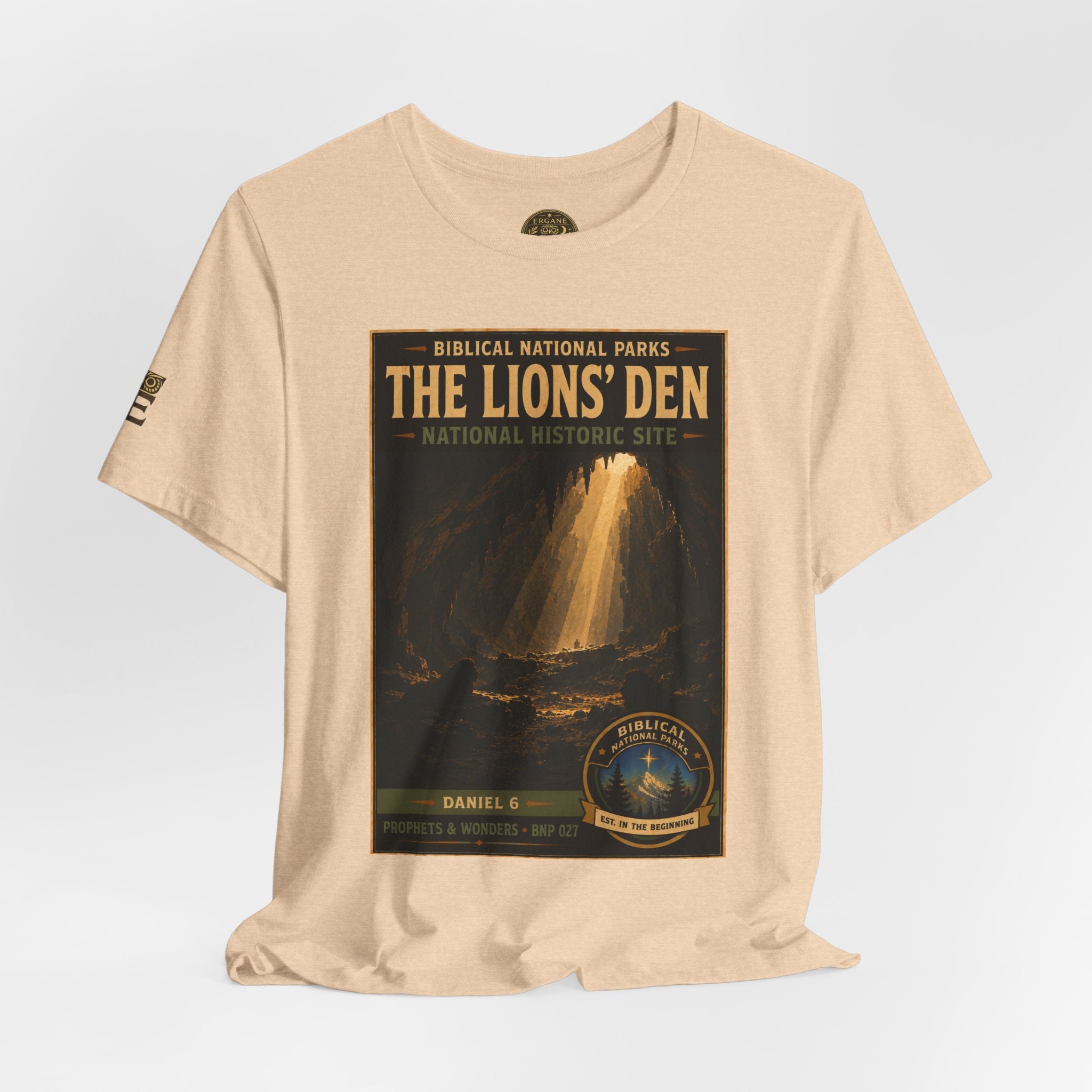 Biblical National Parks Collection V- Prophets & Wonders #027/030 Daniel 6 | Vintage nature poster Tee | Biblical national parks graphic shirt
