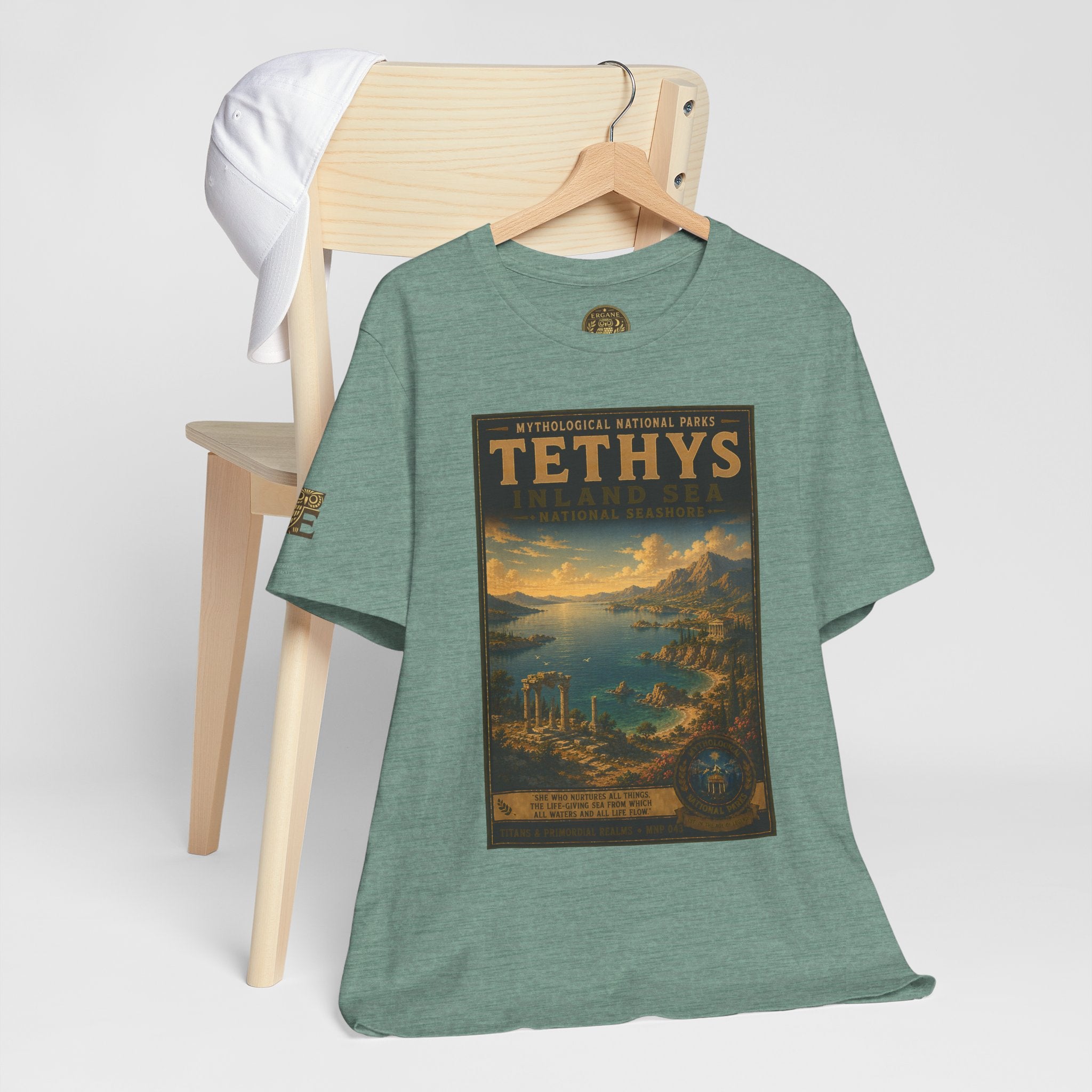 Mythological National Parks COLLECTION V- #043-050 TITANS & PRIMORDIAL REALMS | Vintage nature poster Tee | Mythological National Parks graphic shirt
