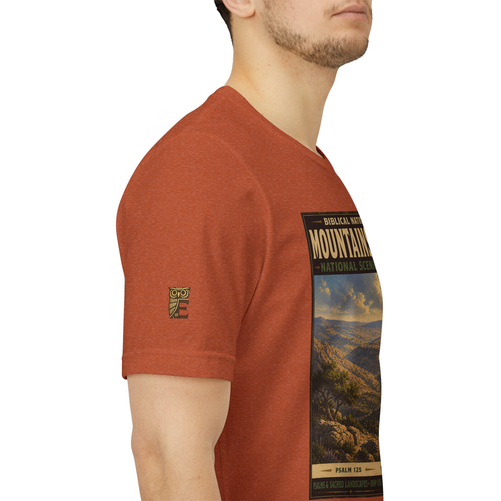 Biblical National Parks Collection IX- #053/054 -Psalms & Sacred Landscapes | Psalm 125 | Vintage nature poster Tee | Biblical national parks graphic shirt
