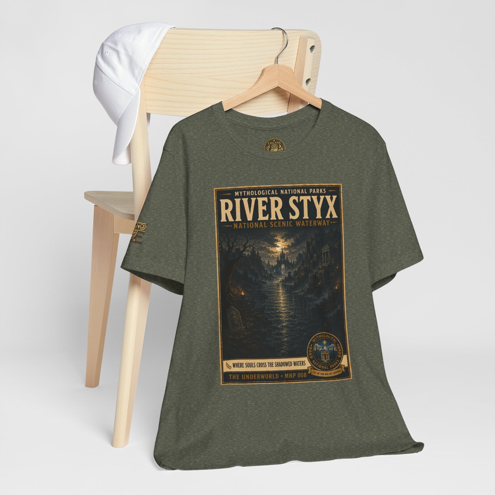 Mythological National Parks Collection II- #008-016 -The Underworld | Vintage nature poster Tee | Mythological National Parks graphic shirt