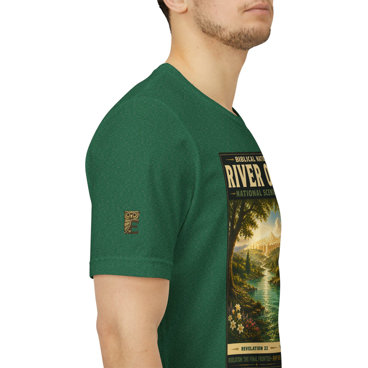 Biblical National Parks Collection X- #061/061 - Revelation: The Final Frontier | Revelation 22 | Vintage nature poster Tee | Biblical national parks graphic shirt 2