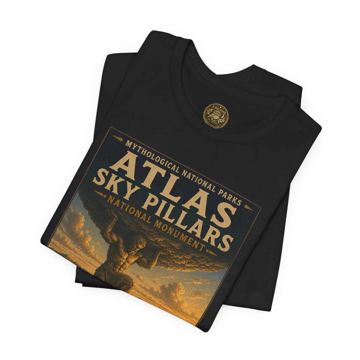 Mythological National Parks COLLECTION V- #044-050 TITANS & PRIMORDIAL REALMS | Vintage nature poster Tee | Mythological National Parks graphic shirt