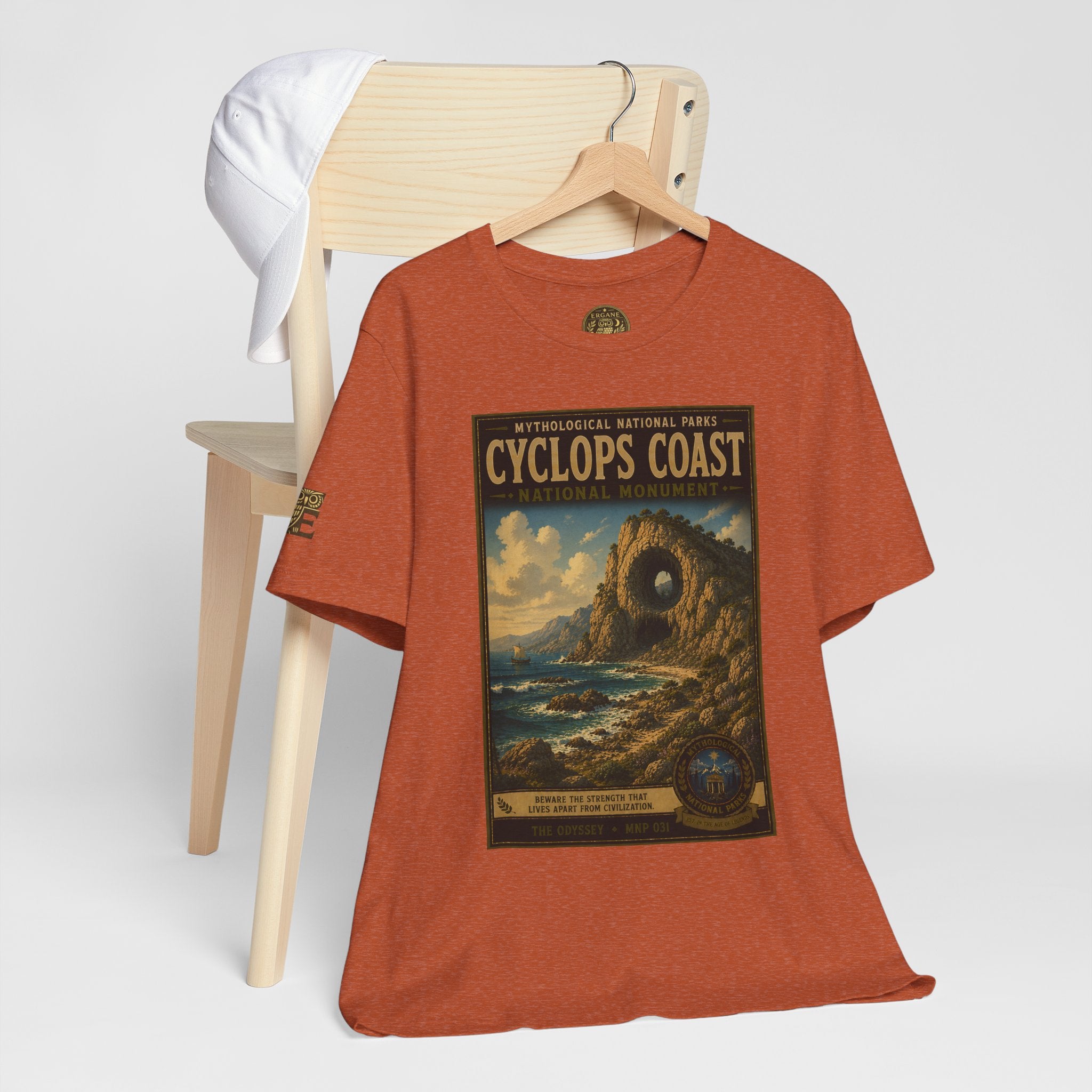 Mythological National Parks Collection IV- #031-038 - THE ODYSSEY | Vintage nature poster Tee | Mythological National Parks graphic shirt