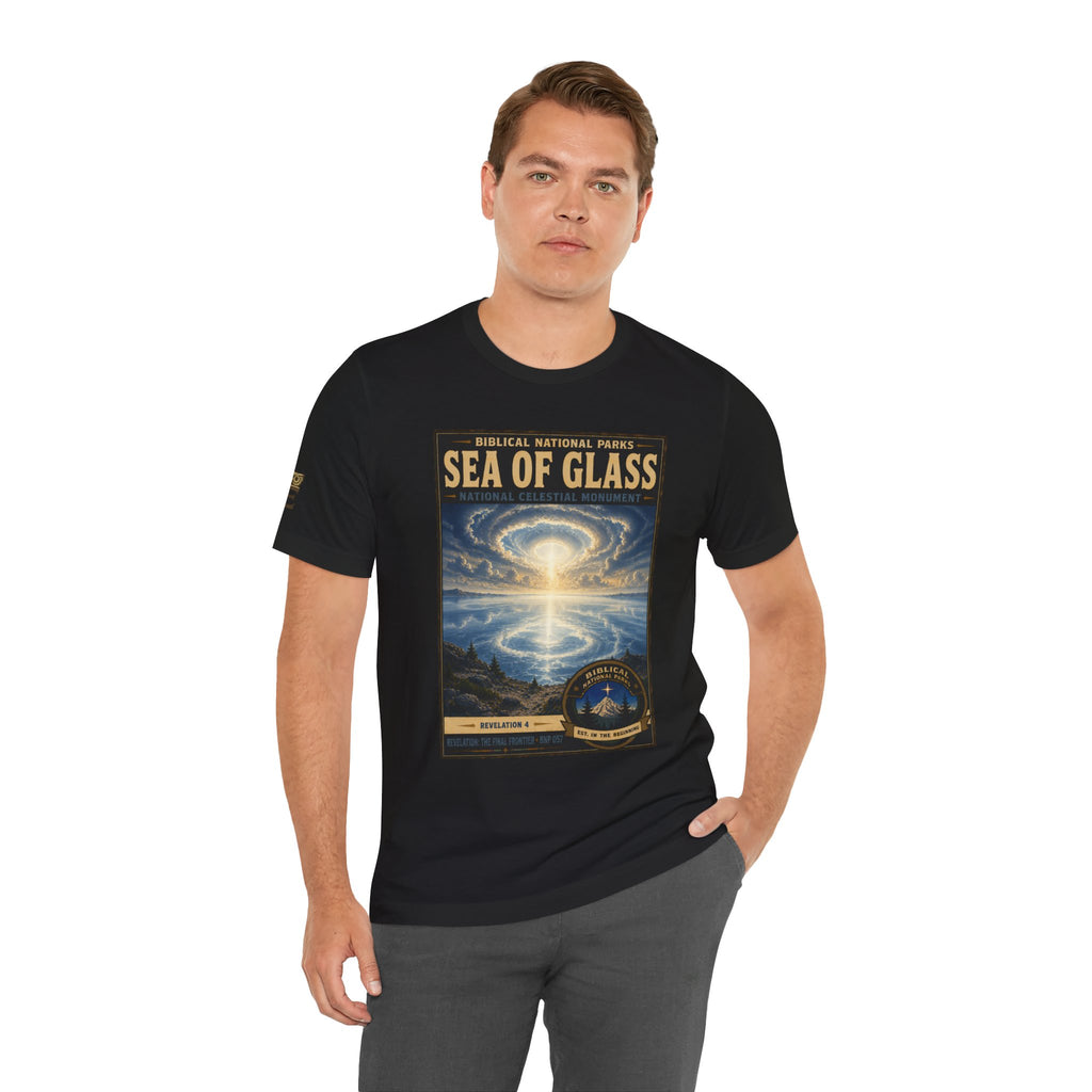 Biblical National Parks Collection X- #057/061 - Revelation: The Final Frontier | Revelation 4 | Vintage nature poster Tee | Biblical national parks graphic shirt