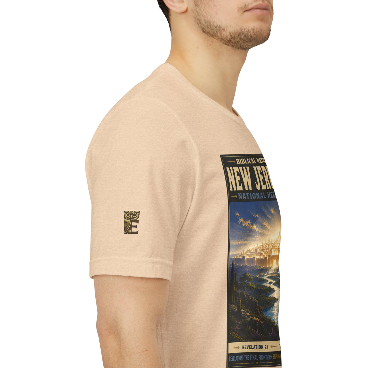 Biblical National Parks Collection X- #060/061 - Revelation: The Final Frontier | Revelation 21 | Vintage nature poster Tee | Biblical national parks graphic shirt 2