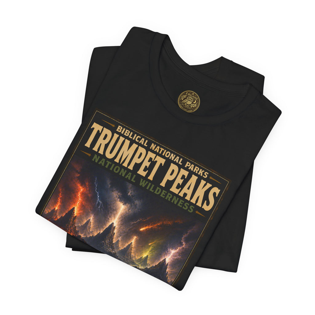 Biblical National Parks Collection X- #058/061 - Revelation: The Final Frontier | Revelation 8-9 | Vintage nature poster Tee | Biblical national parks graphic shirt