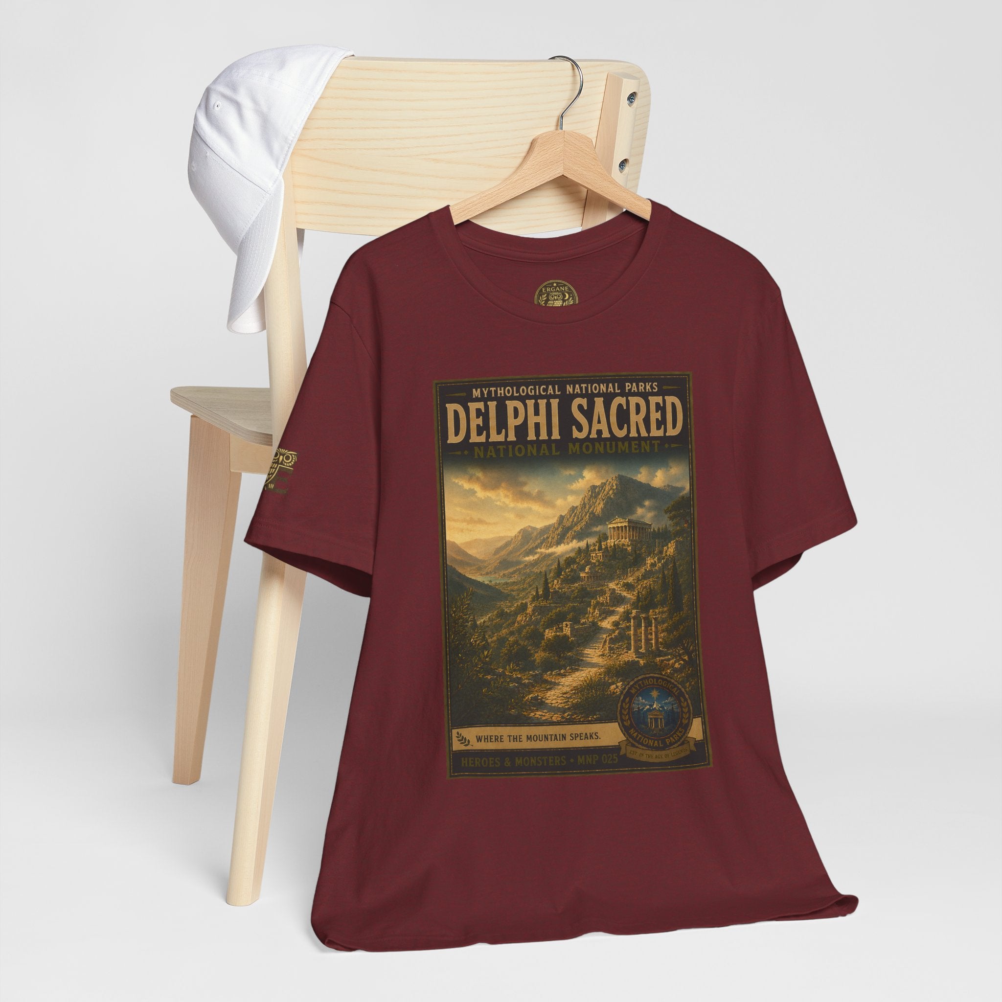 Mythological National Parks Collection III- #025-028 - Heros & Monsters | Vintage nature poster Tee | Mythological National Parks graphic shirt
